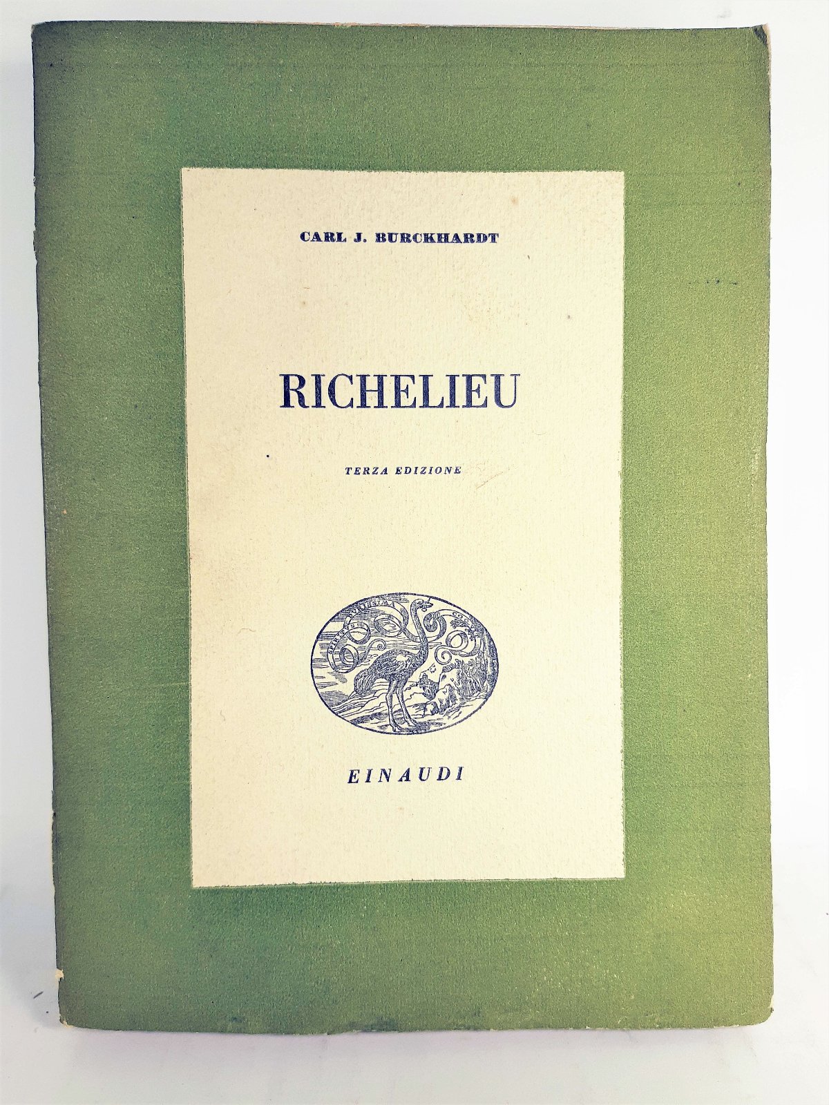 Carl J. Burckhardt Richelieu 3∞ ed. Einaudi 1943