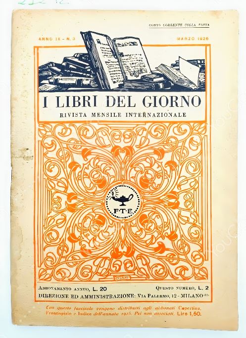 I libri del giorno rivista mensile internazionale numero 3 marzo …