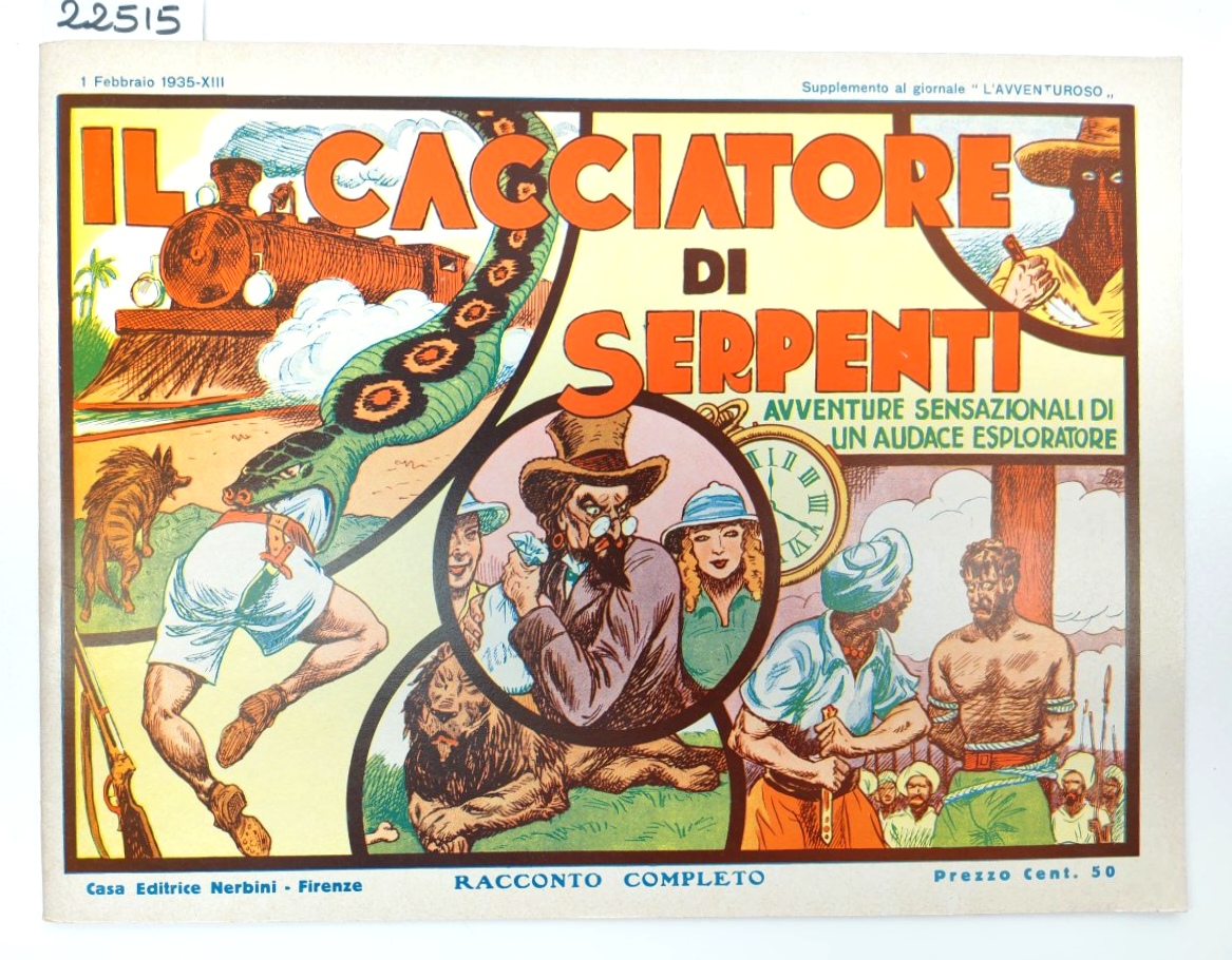 Il cacciatori di serpenti Nerbini ristampa anastatica