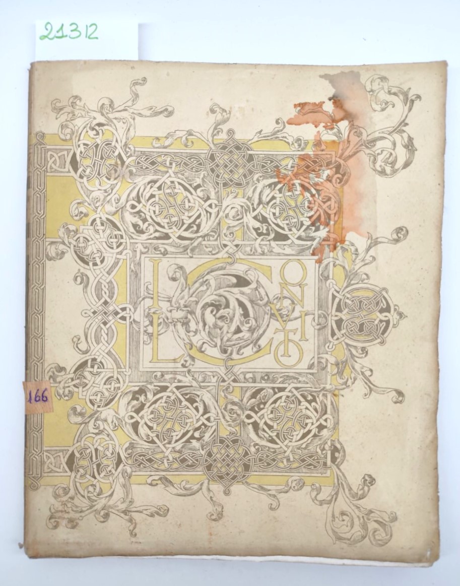 Il convito 1895 libro II febbraio 1895 Adolfo De Bosis