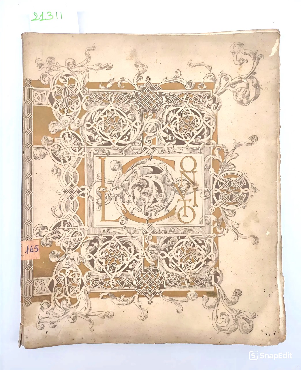 Il convito libro I gennaio 1895 Adolfo De Bosis