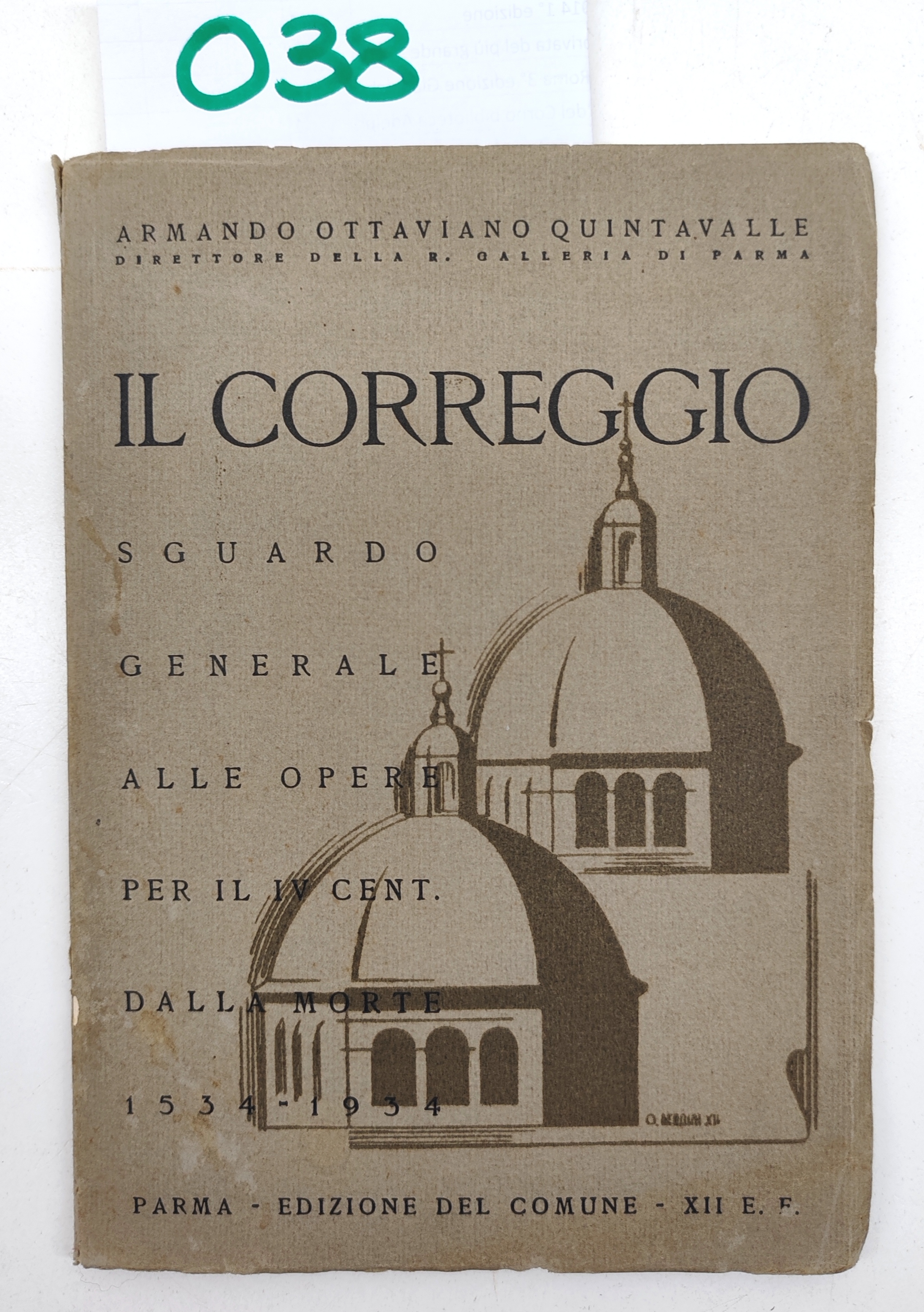 Armando Ottaviano Quintavalle Il Correggio sguardo generale alle opere per …