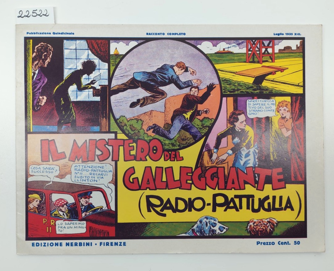 Il mistero del galleggiante radio pattuglia Nerbini ristampa anastatica