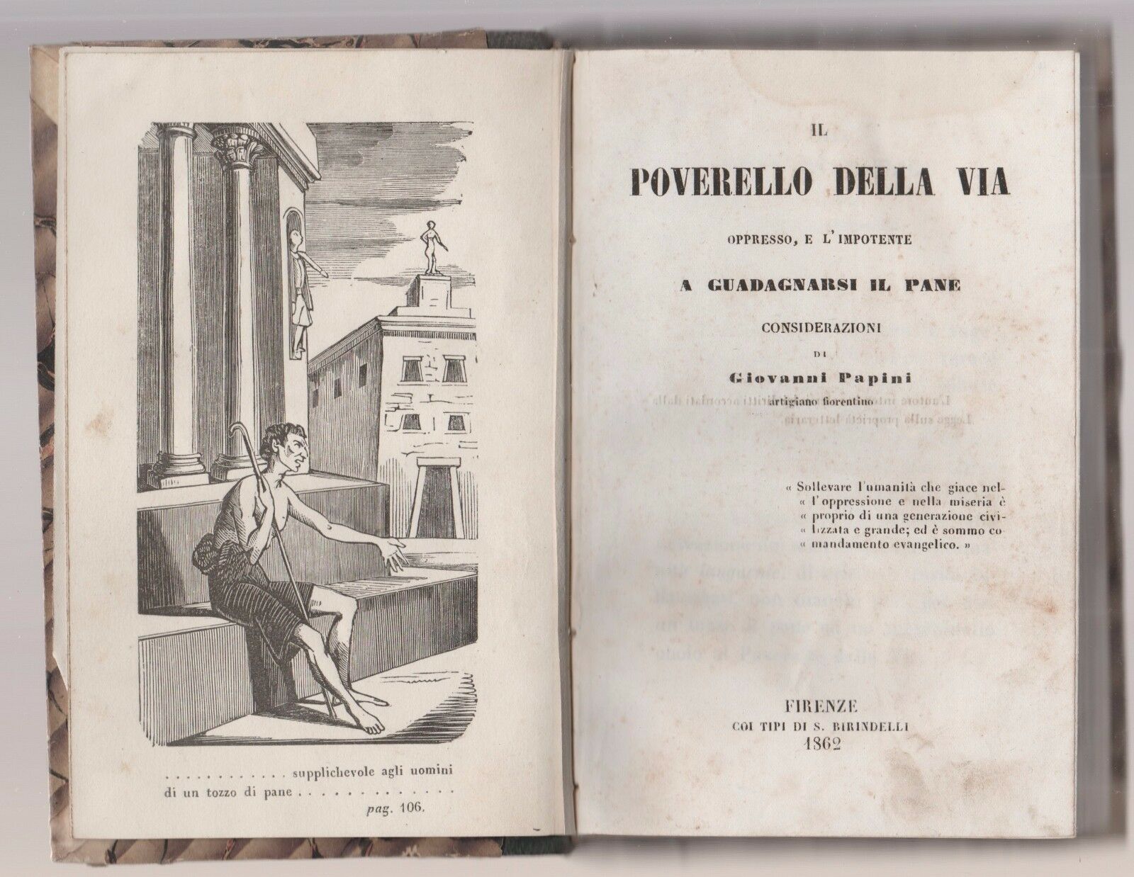 Il Poverello Della Via Oppresso E L'impotente A Guadagnarsi Il …