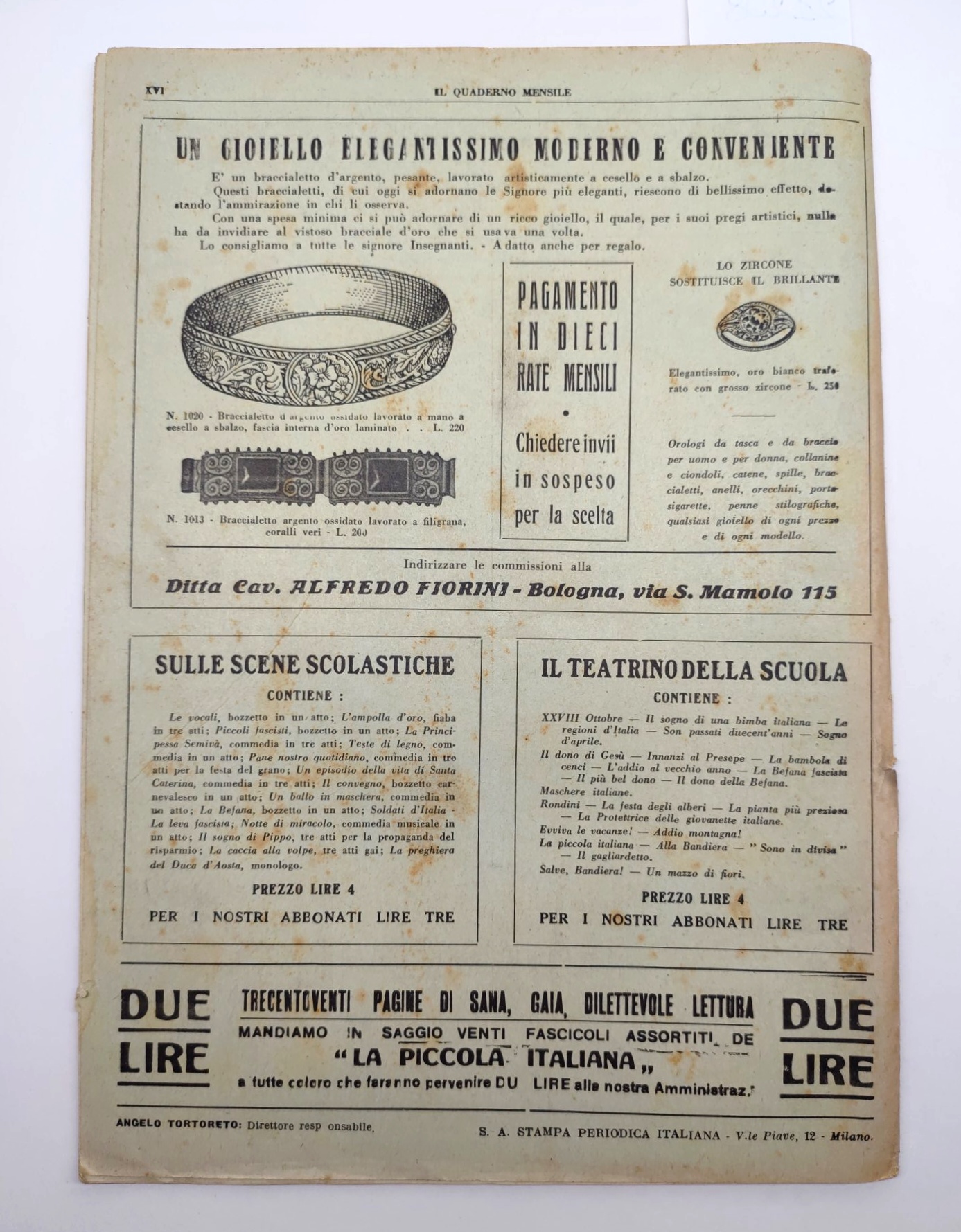 Il quaderno mensile n. 6 1939 guida all'insegnamento e allo …
