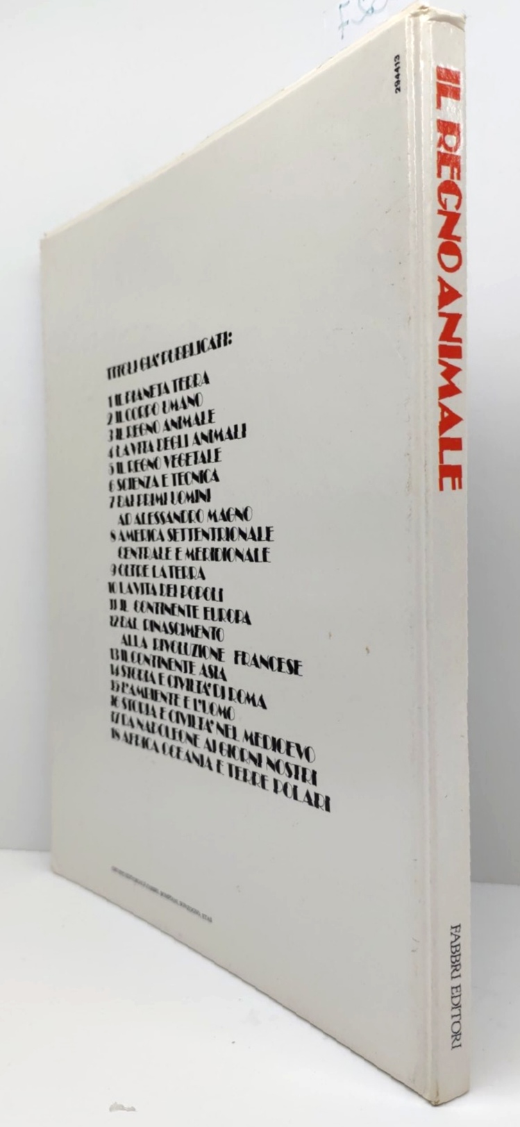 Il regno animale Fabbri Ristampa 1987