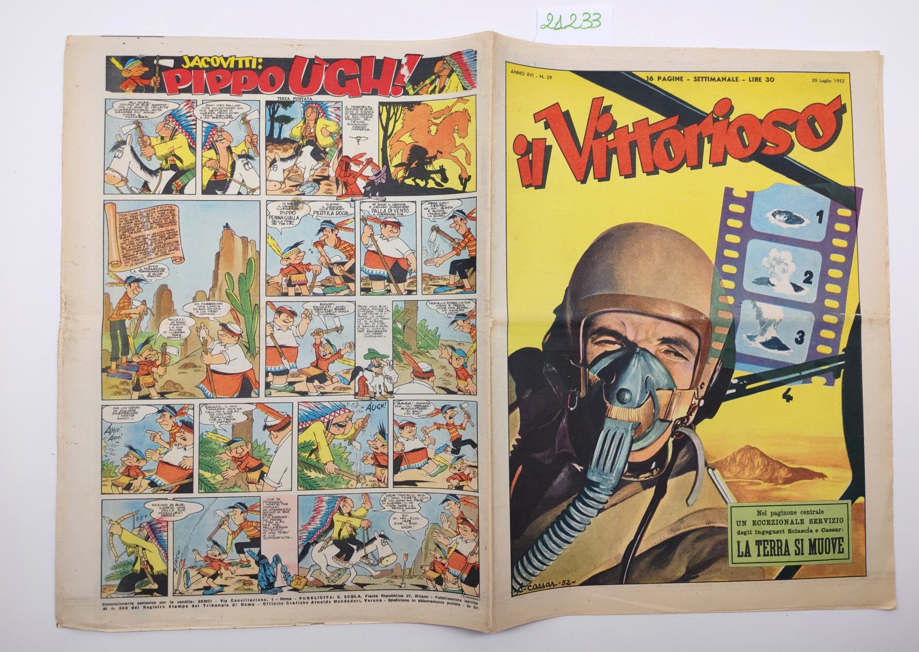 Il vittorioso numero 29 20 luglio 1952