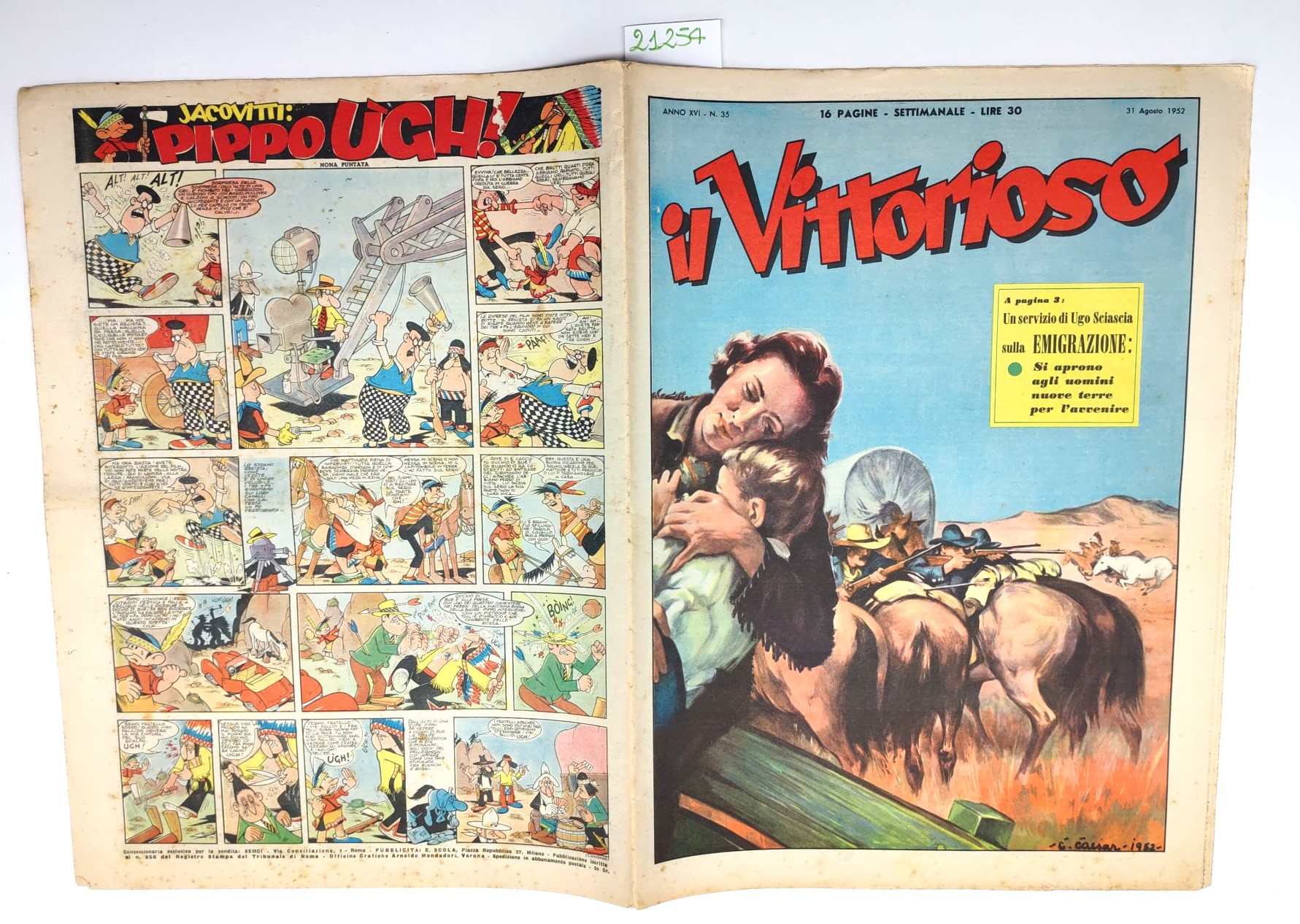 Il vittorioso numero 35 31 agosto 1952