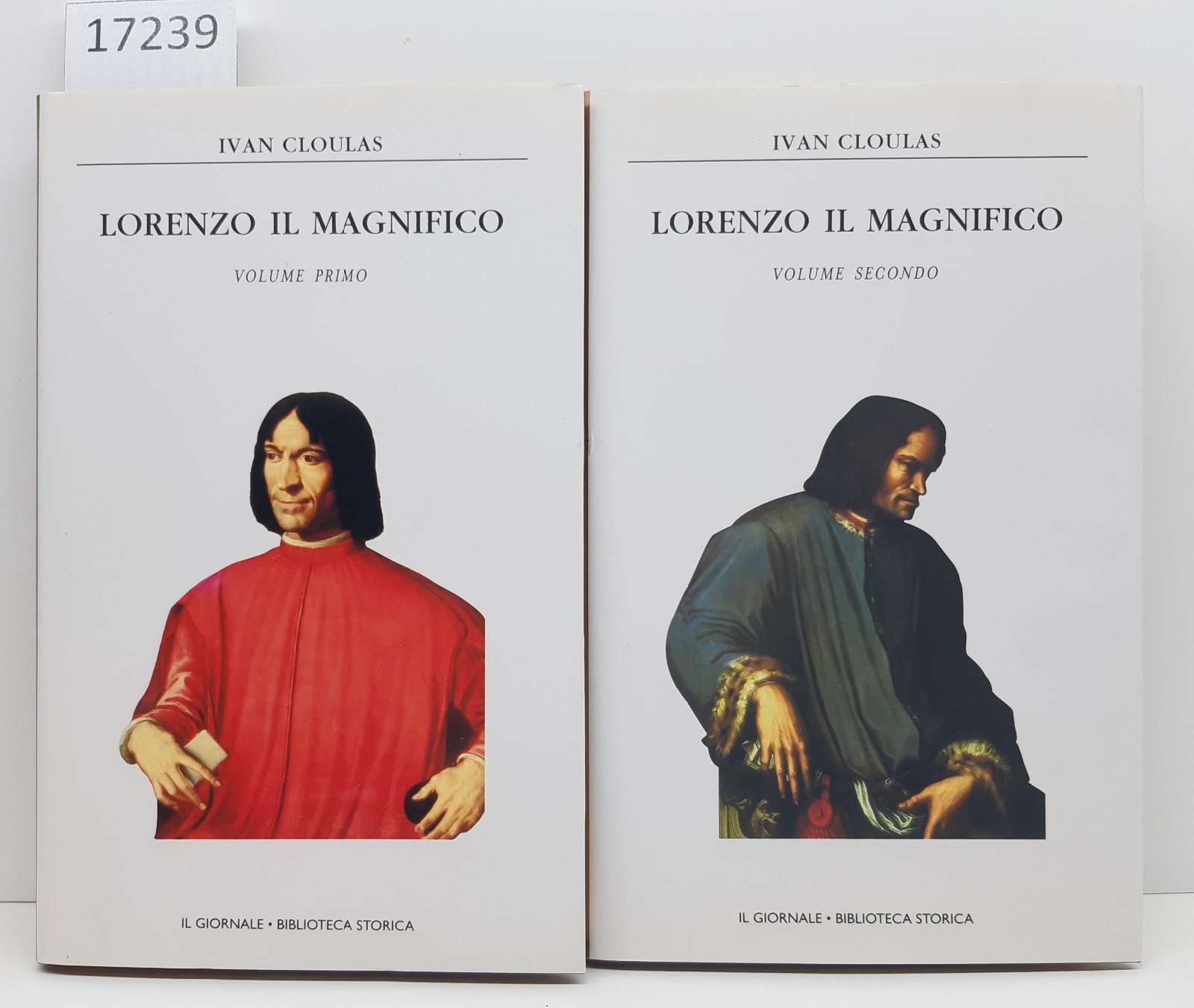 Ivan Cloulas Lorenzo il Magnifico due volumi Biblioteca storica 1986