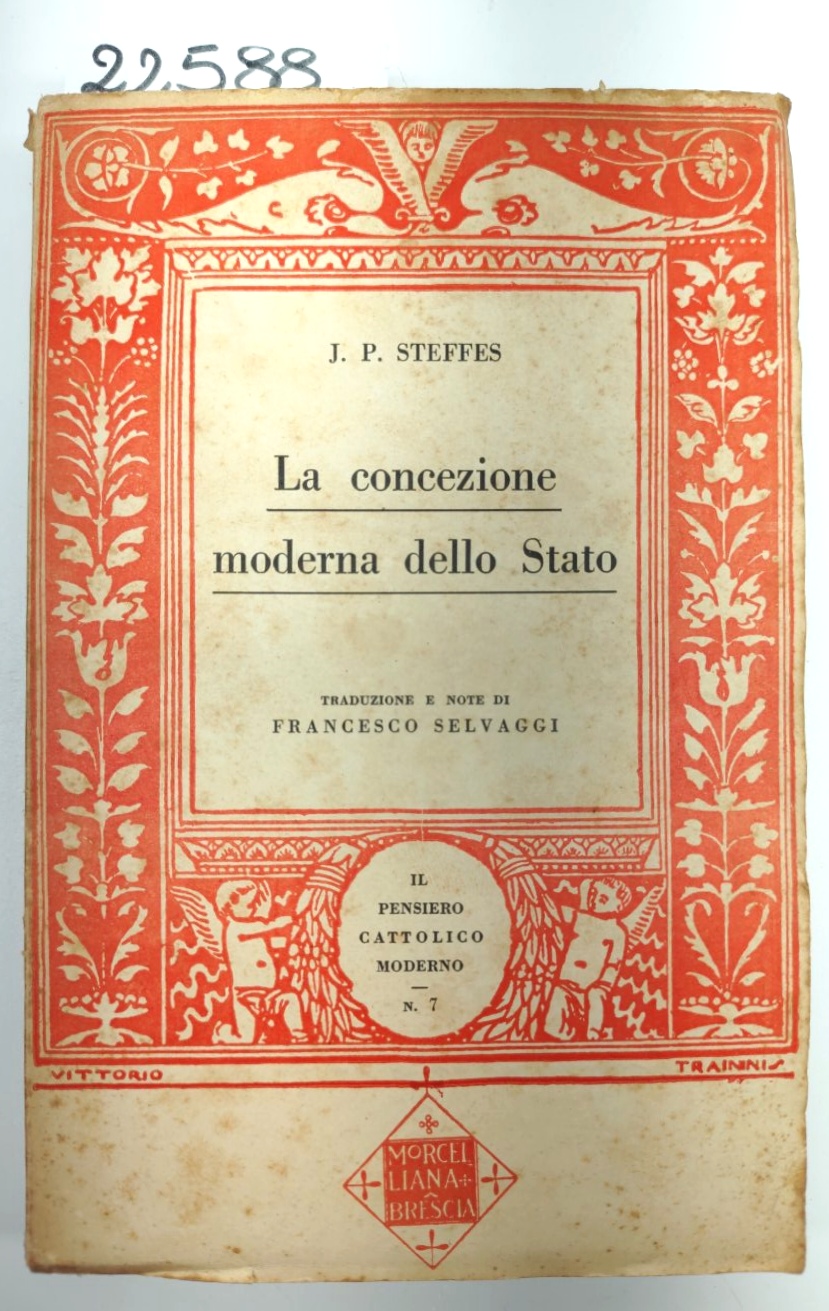 J. P. Steffes La concezione moderna dello stato Moroncelliana 1934