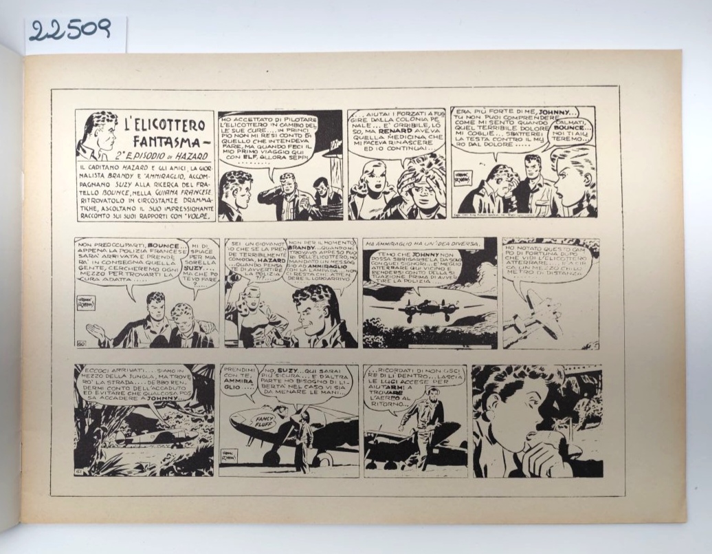 L'elicottero fantasma secondo episodio Hazard ristampa anastatica