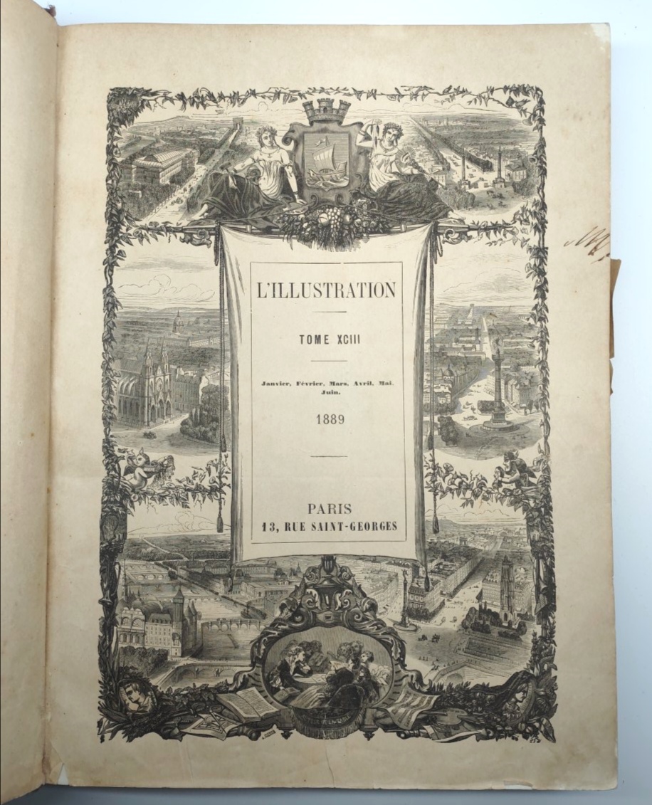 L'Illustration gennaio giugno 1889 Parigi