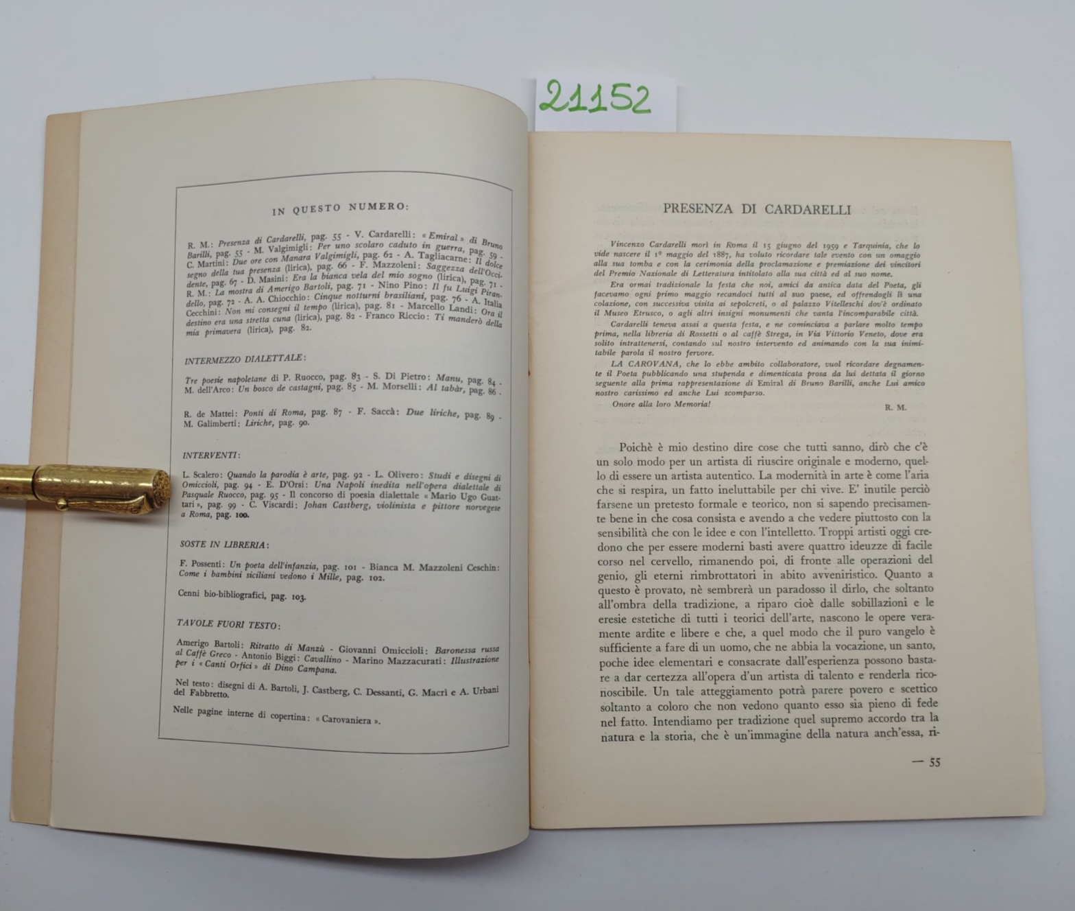 La Carovana rassegna bimestrale di cultura numero 58 marzo aprile …