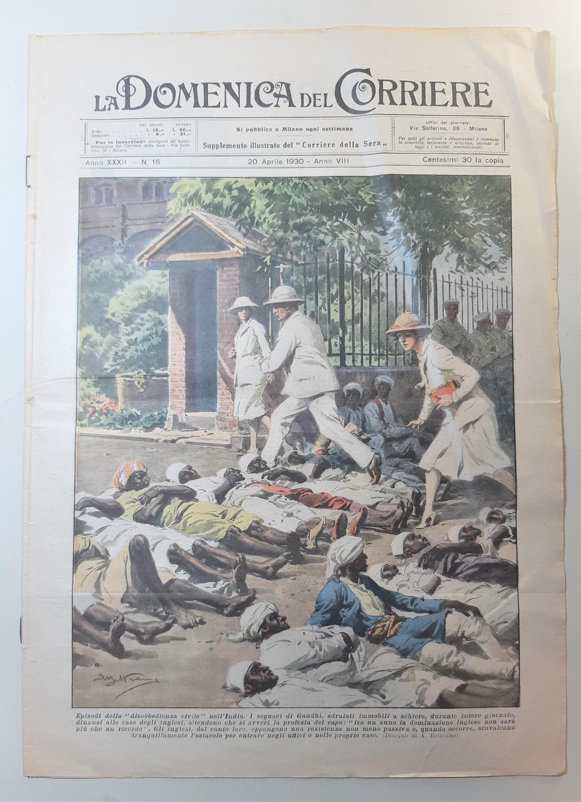 La domenica del corriere numero 16 20 aprile 1930 La …