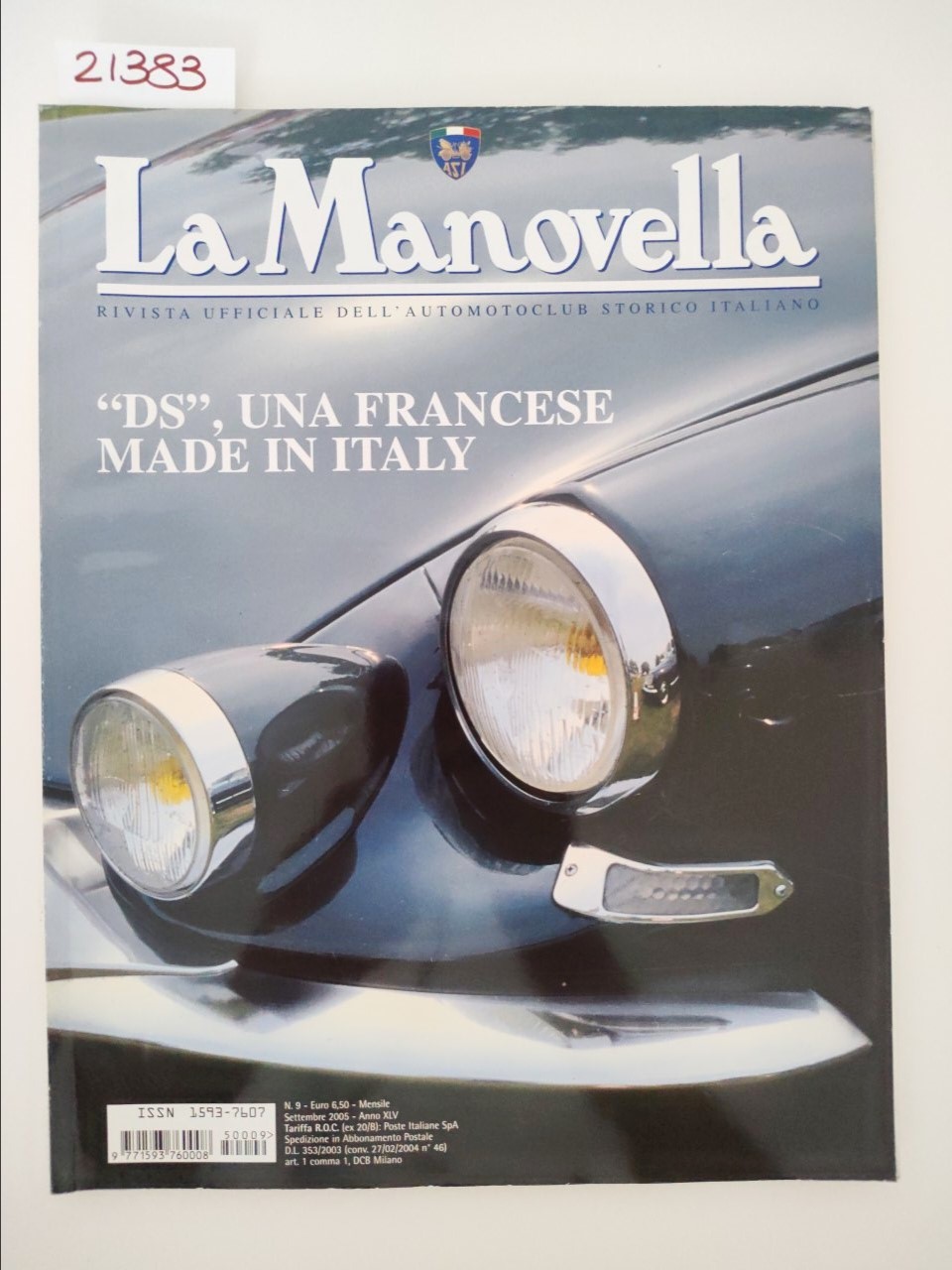 La manovella agosto 2005 n. 8 rivista ufficiale dell'automobil Club …