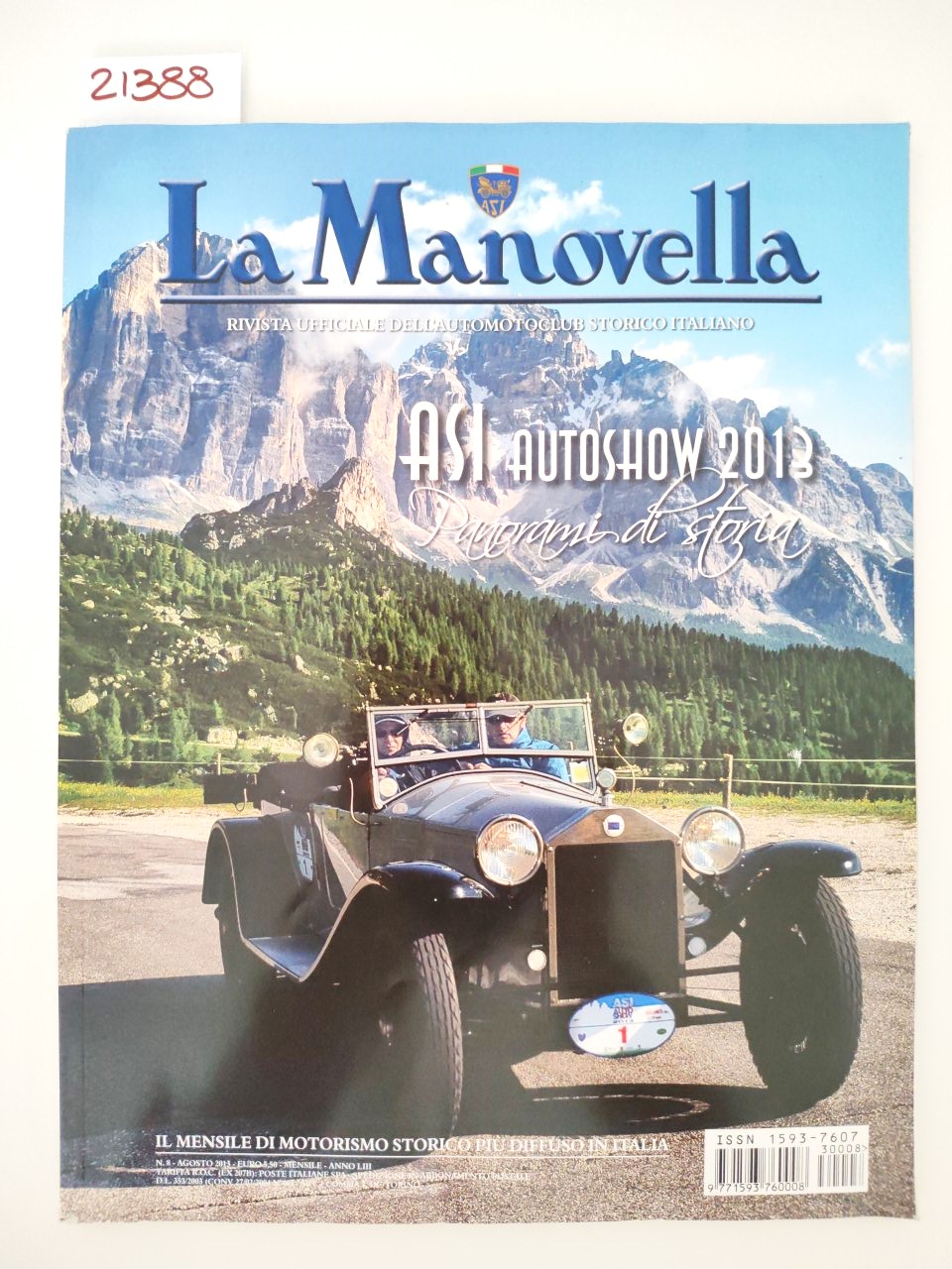 La manovella agosto 2013 n. 8 riviste ufficiale di un'automobile …