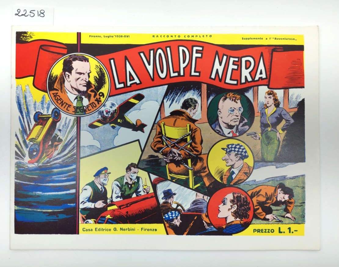 La volpe nera Nerbini ristampa anastatica