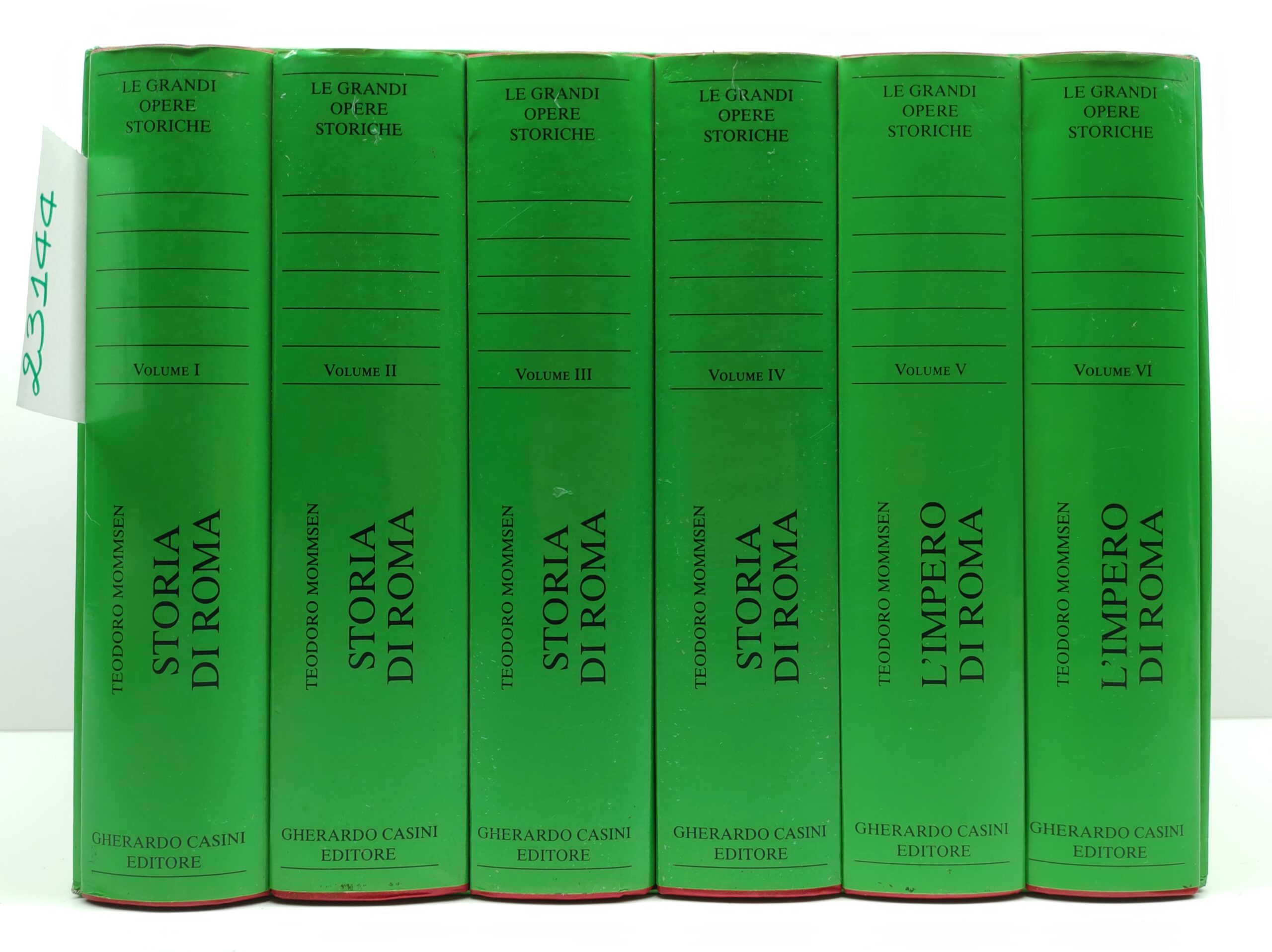 Le grandi opere storiche Teodoro Mommsen Storia di Roma 6 …