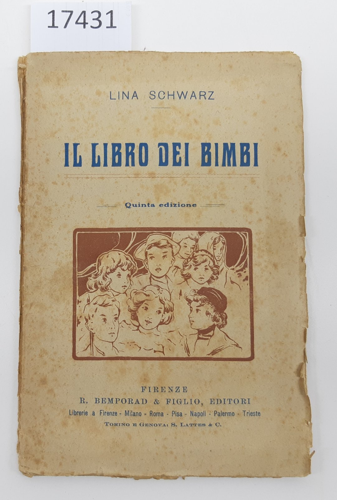Lina Schwartz Il libro dei bambini 5∞ edizione Bemporad senza …