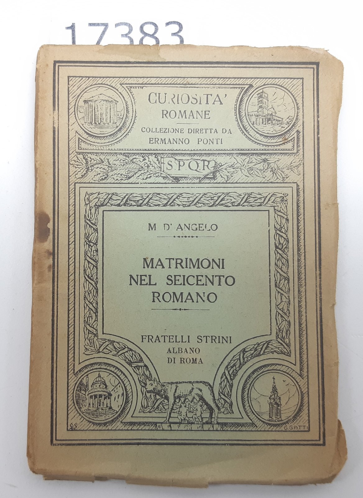 M. D'Angelo Matrimoni nel Seicento Romano Strini 1928 II
