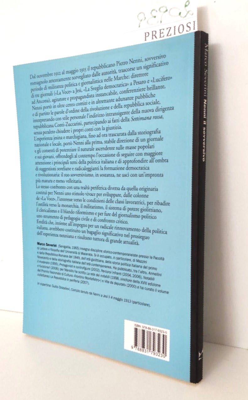 M. Severini Nenni il sovversivo l'esperienza a Jesi e nelle …
