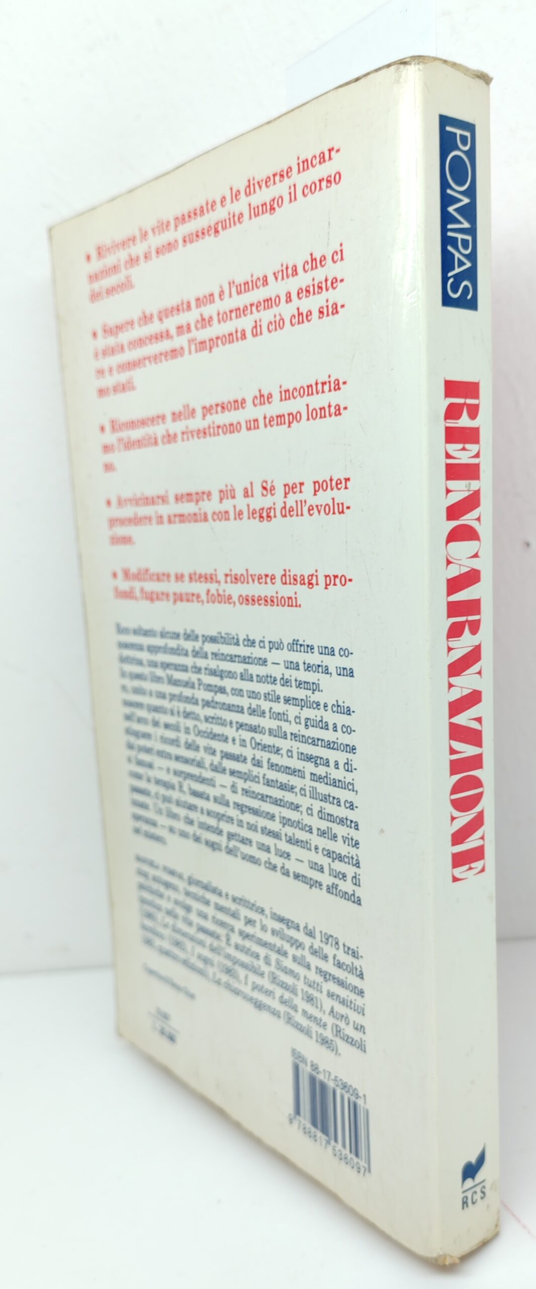 Manuela Pompas Reincarnazione alla scoperta delle vite passate Rizzoli 1° …