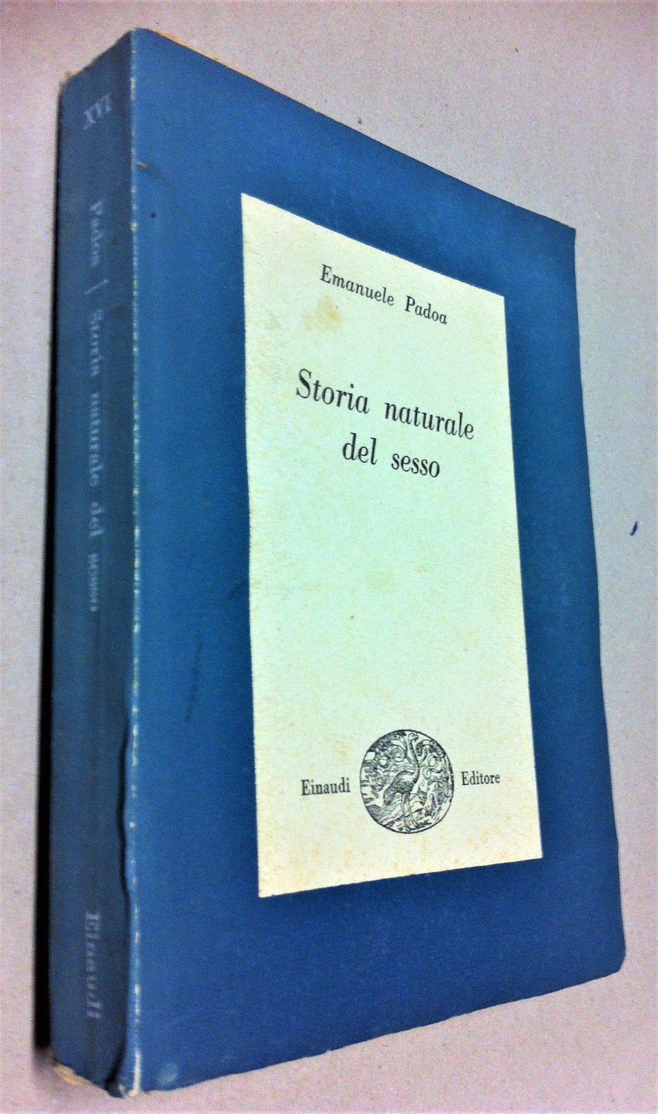 Manuele Padoa Storia naturale del sesso Einaudi 1950
