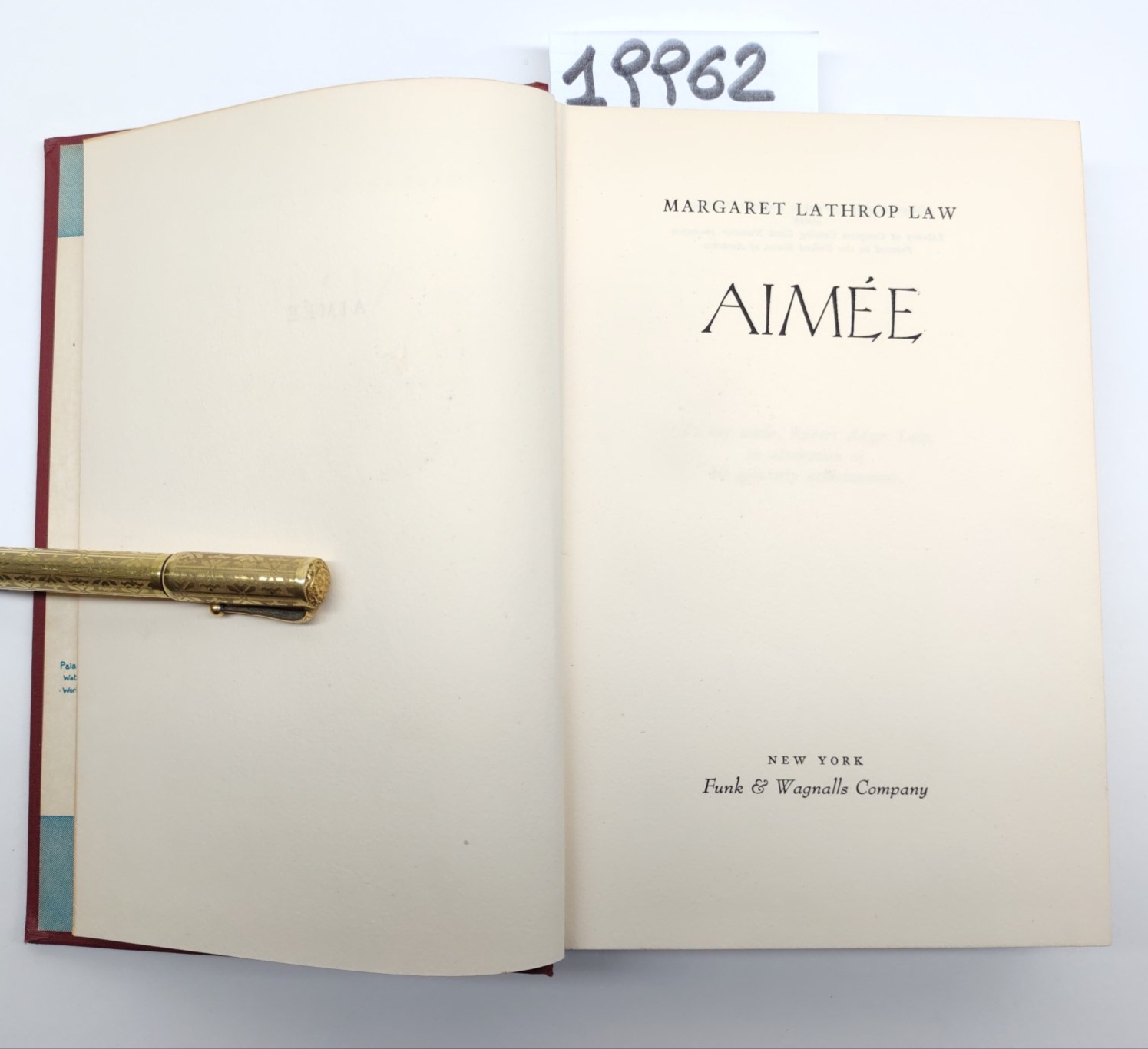 Margaret Lathrop Law Aimee Funk & Wagnalls 1956