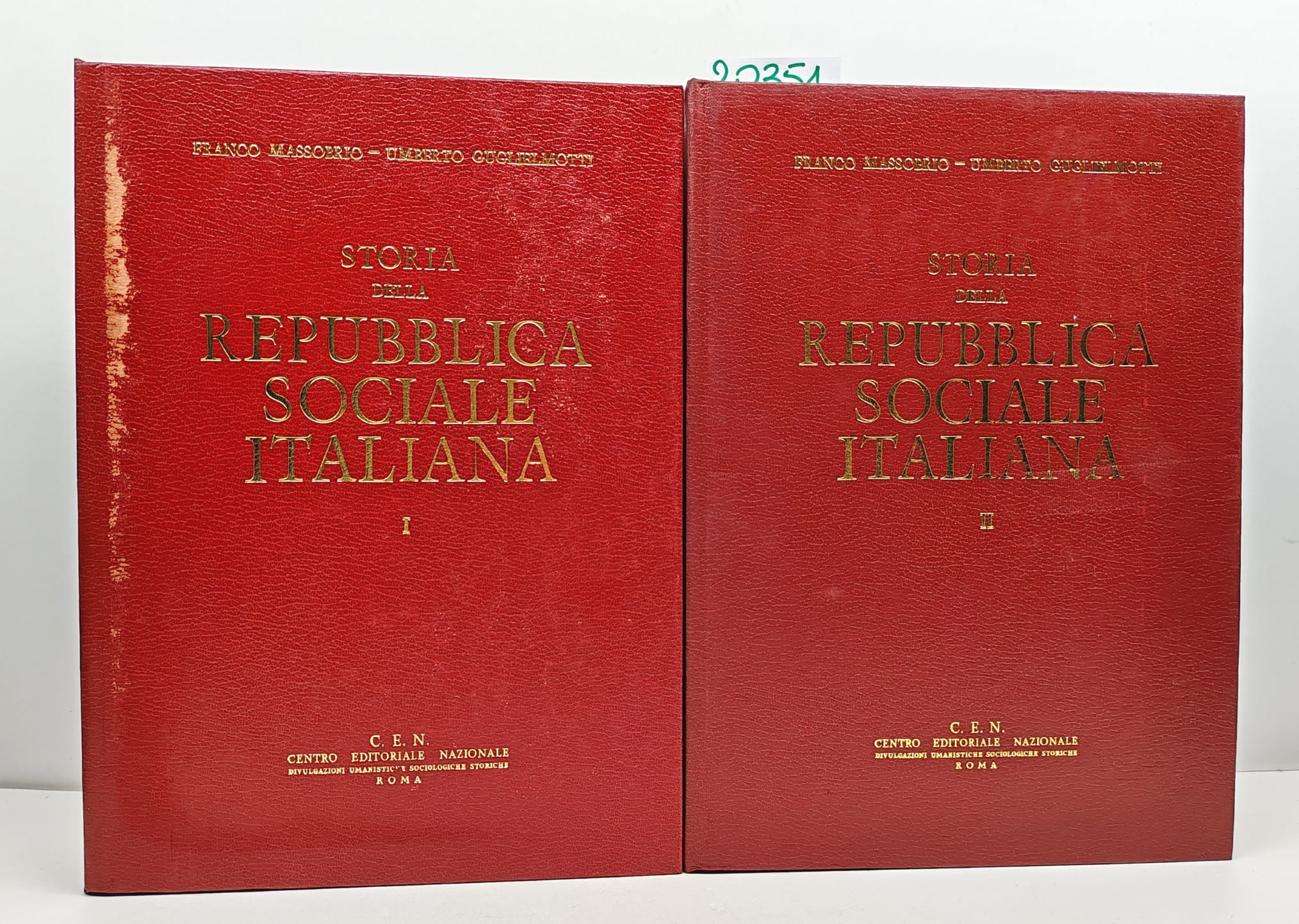 Massobrio Guglielmotti Storia della Repubblica Sociale C.E.N. 1978