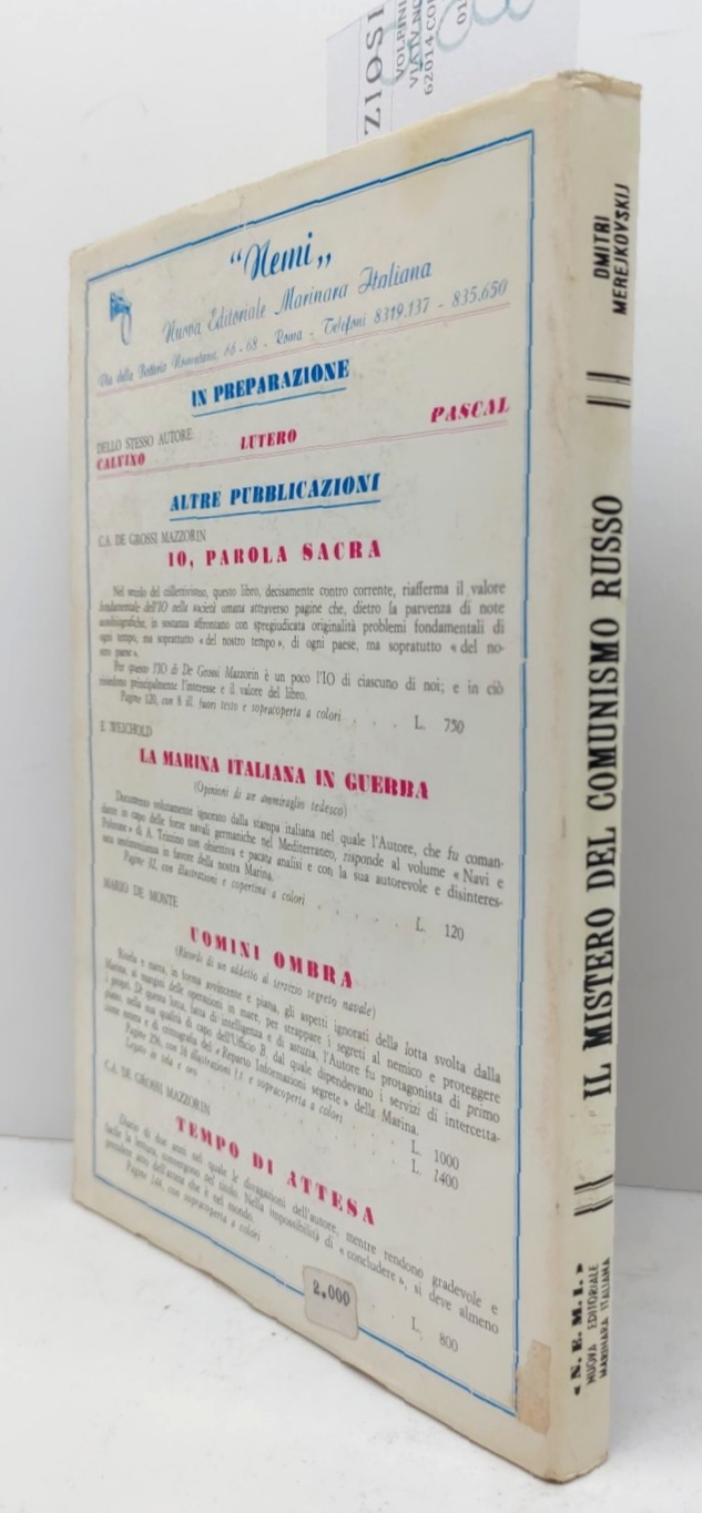 Merejkovskij Il mistero del comunismo russo 1963