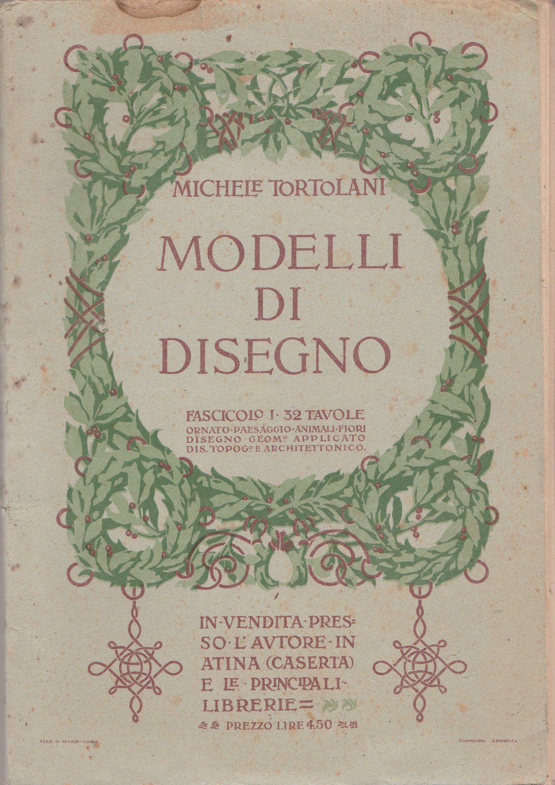 Michele Tortolani Modelli di disegno senza data