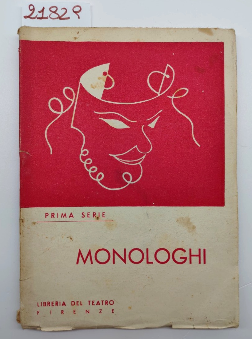 Monologhi Libreria del teatro prima serie senza data