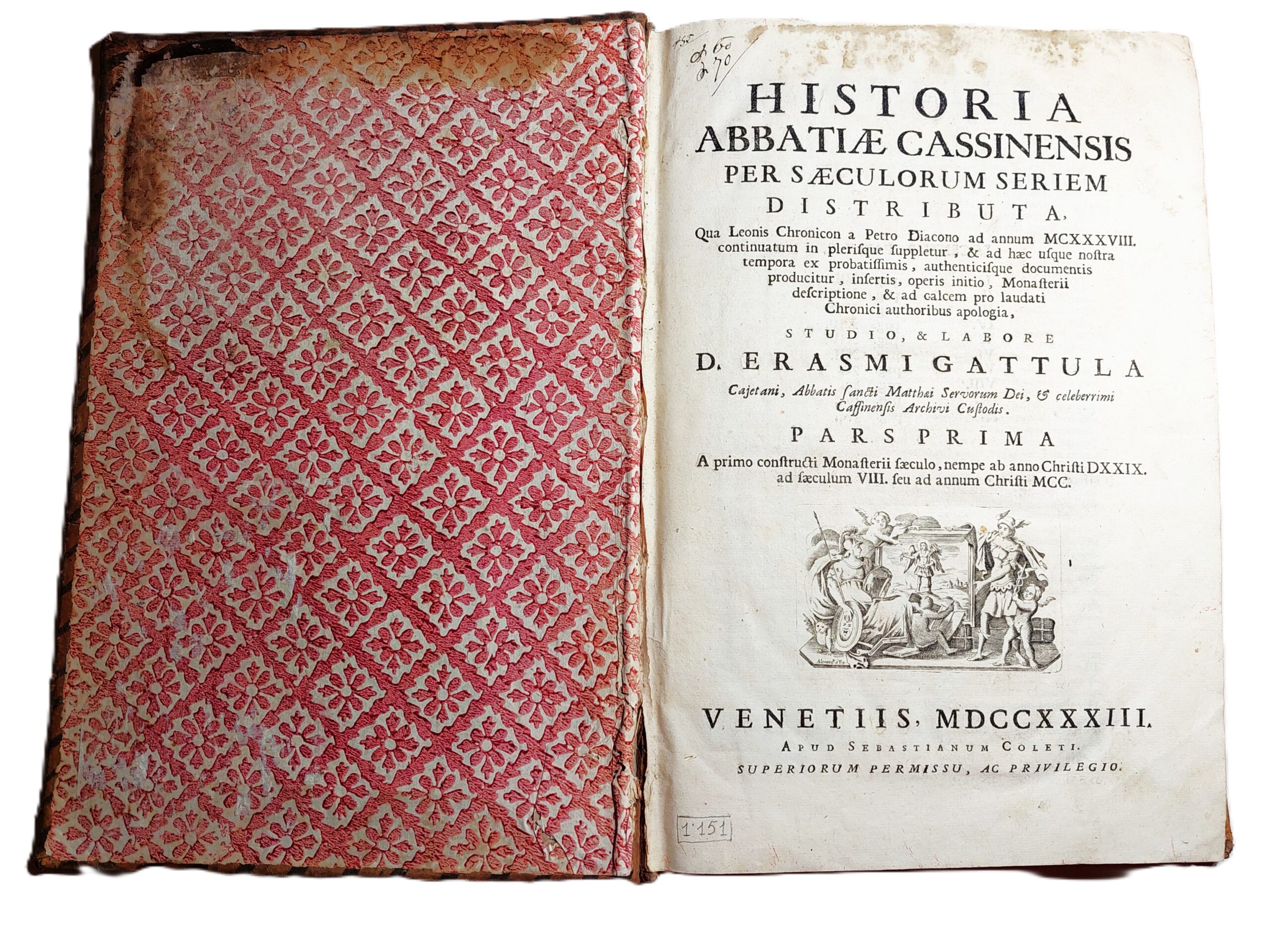 Montecassino. - Gattola (Gattula), E. Historia abbatiae Cassinensis per saeculorum …