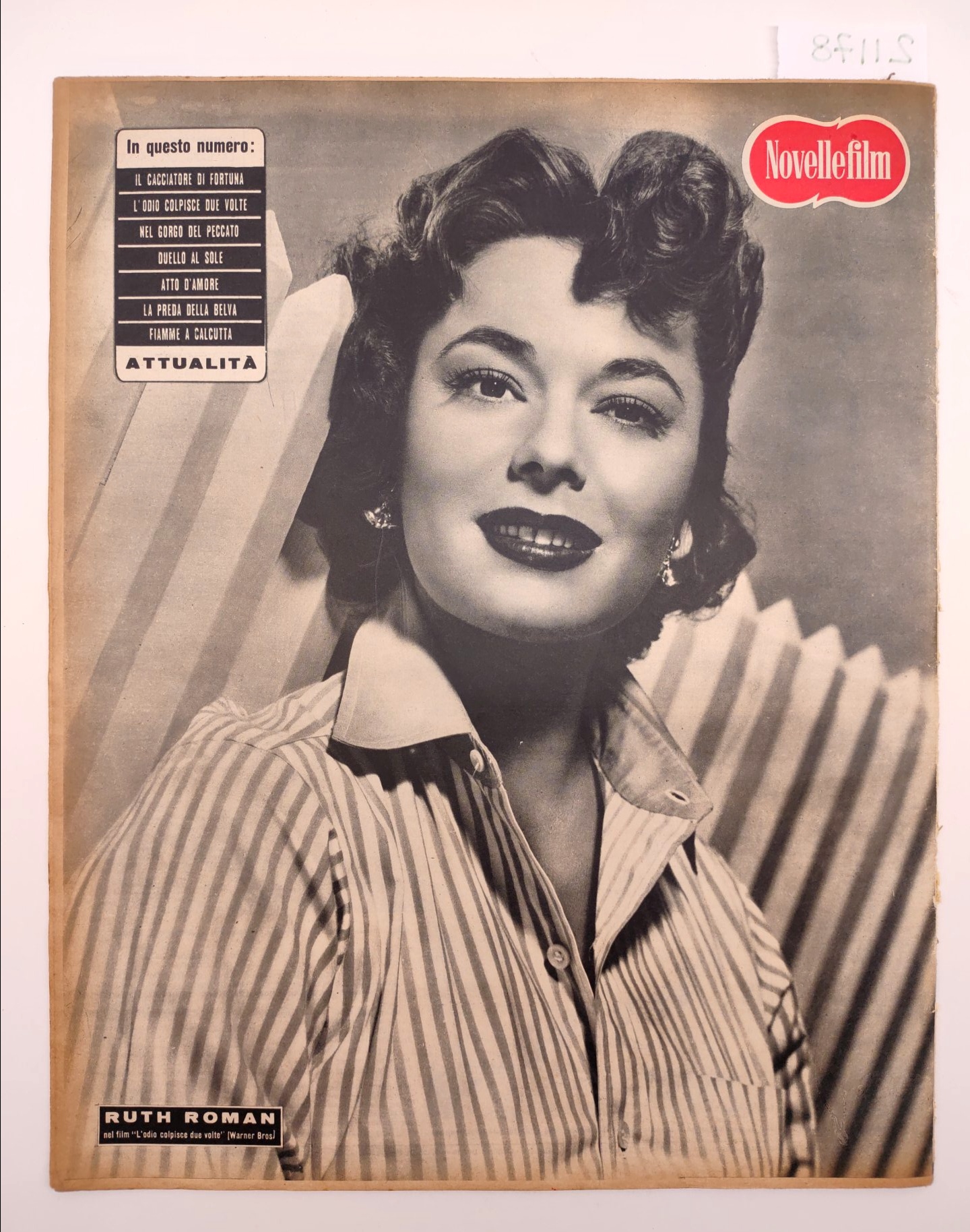 Novelle film il numero 348 21 agosto 1954 Fausto Tozzi …