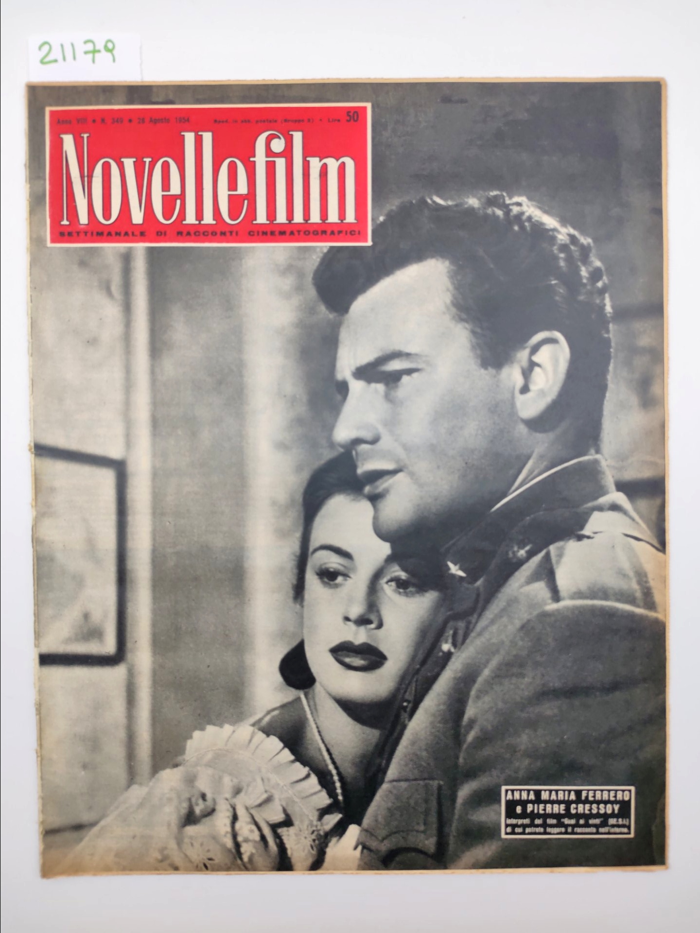 Novelle film il numero 349 28 agosto 1954 Anna Maria …