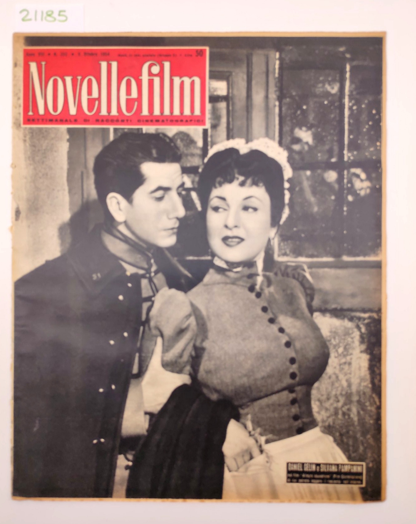 Novelle film numero 355 9 ottobre 1954 Daniel Gellin e …