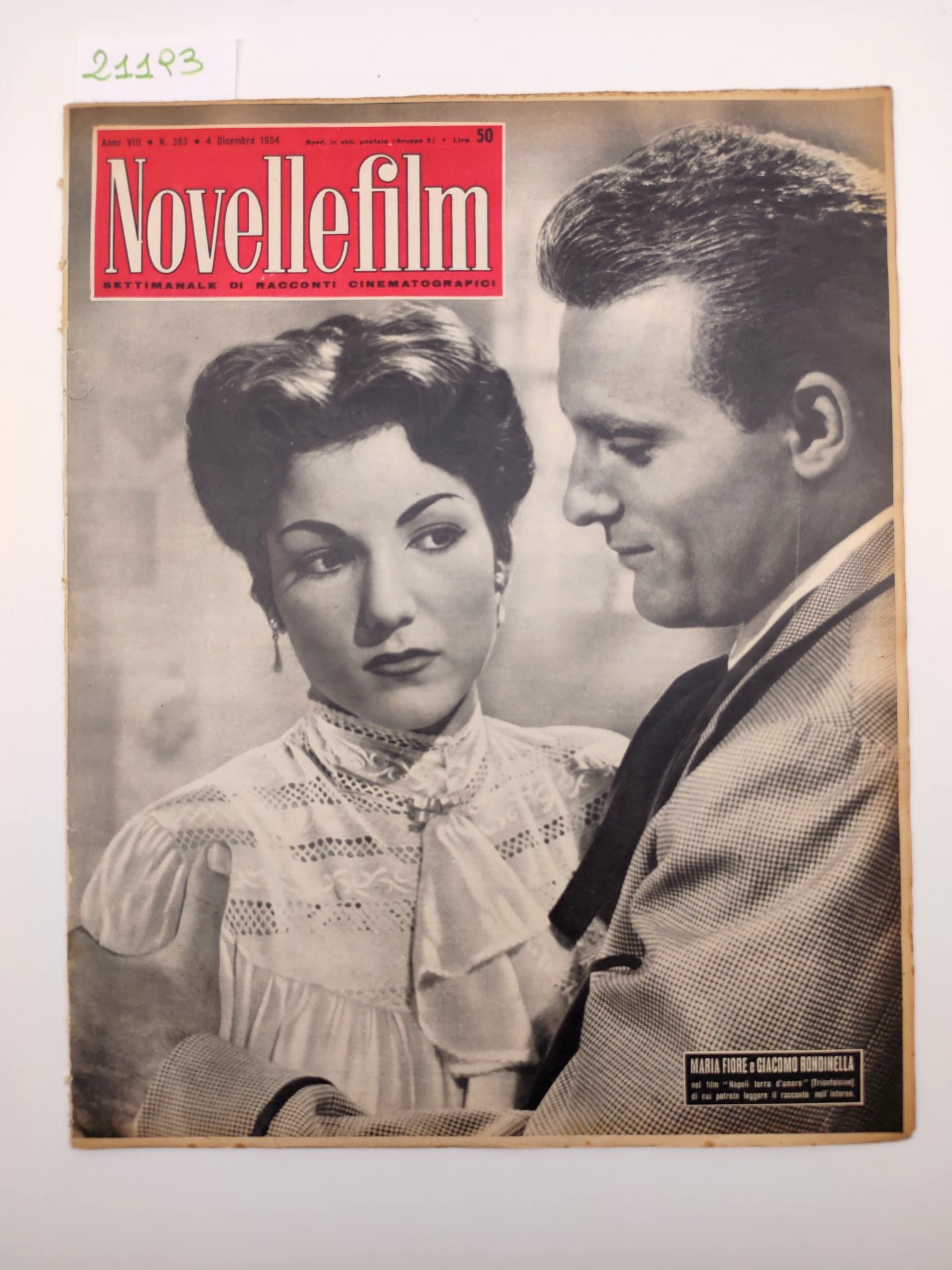 Novelle film numero 363 4 dicembre 1954 Maria Fiore e …
