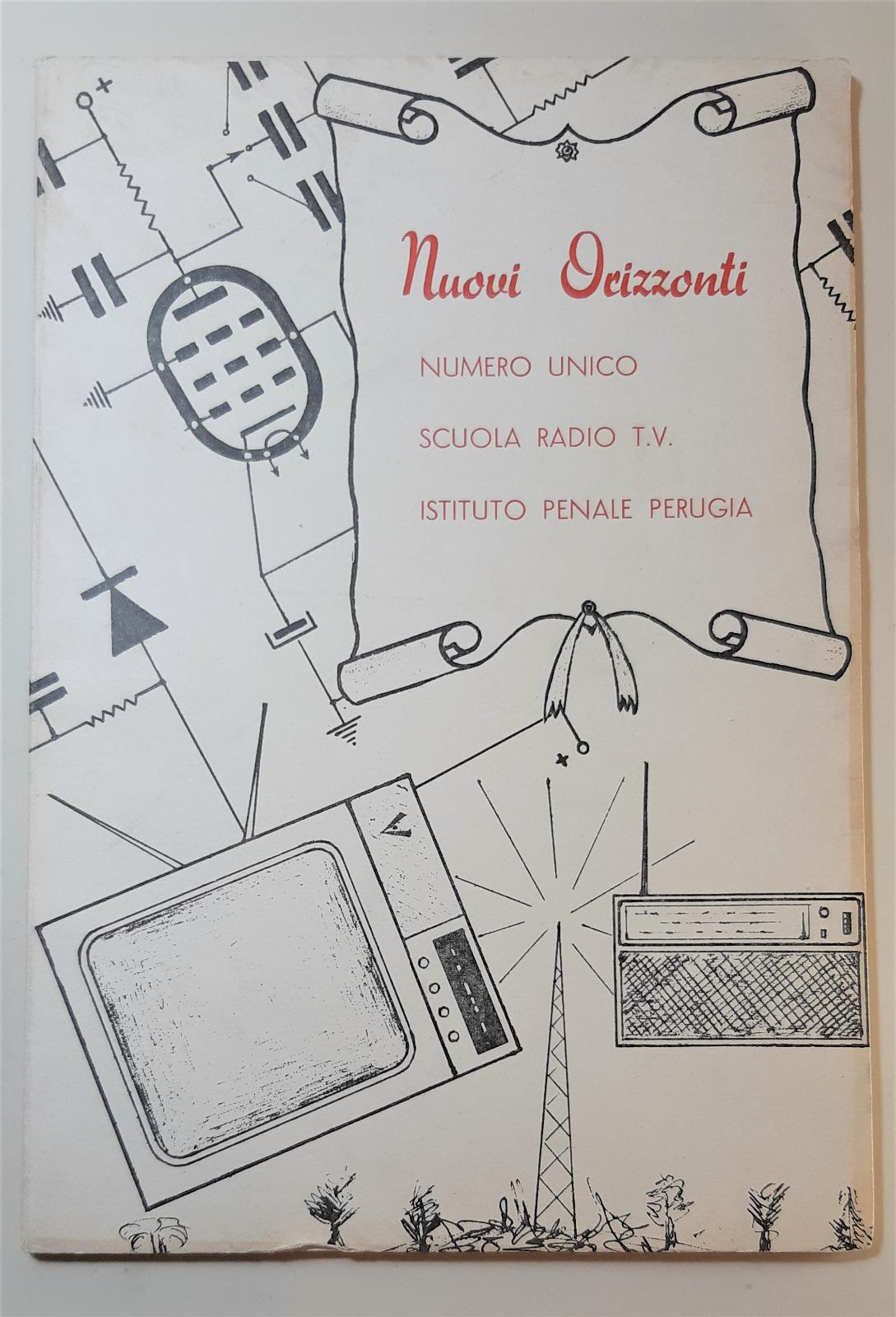 Orizzonti numero unico scuola radio tv Istituto Penale Perugia 1965