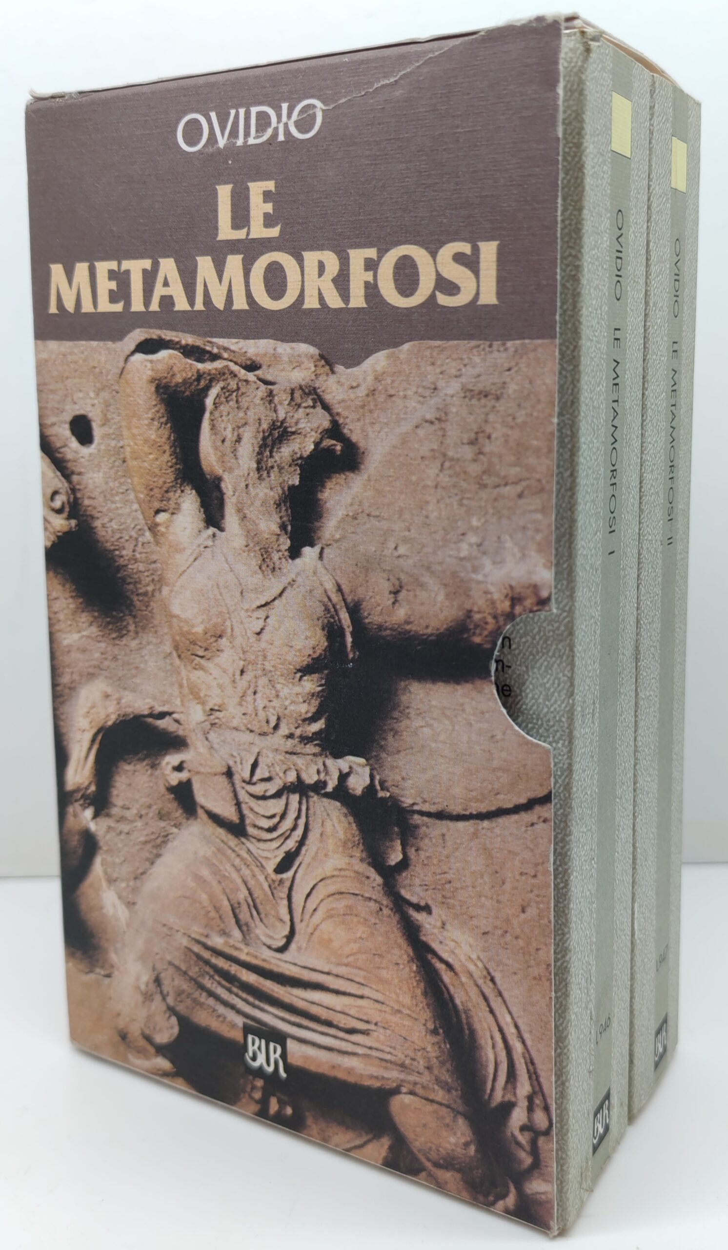 Ovidio Le metamorfosi due volumi 5° edizione 1999 BUR Rizzoli