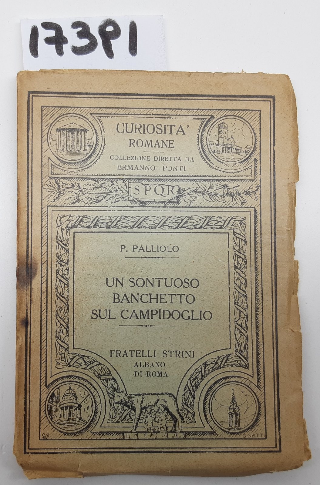 P. Paliolo Il sontuoso banchetto sul Campidoglio Strini 1928