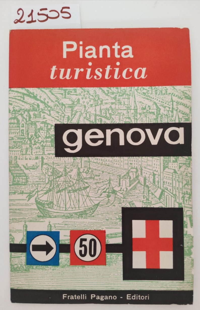 Pianta turistica Genova Pagano senza data