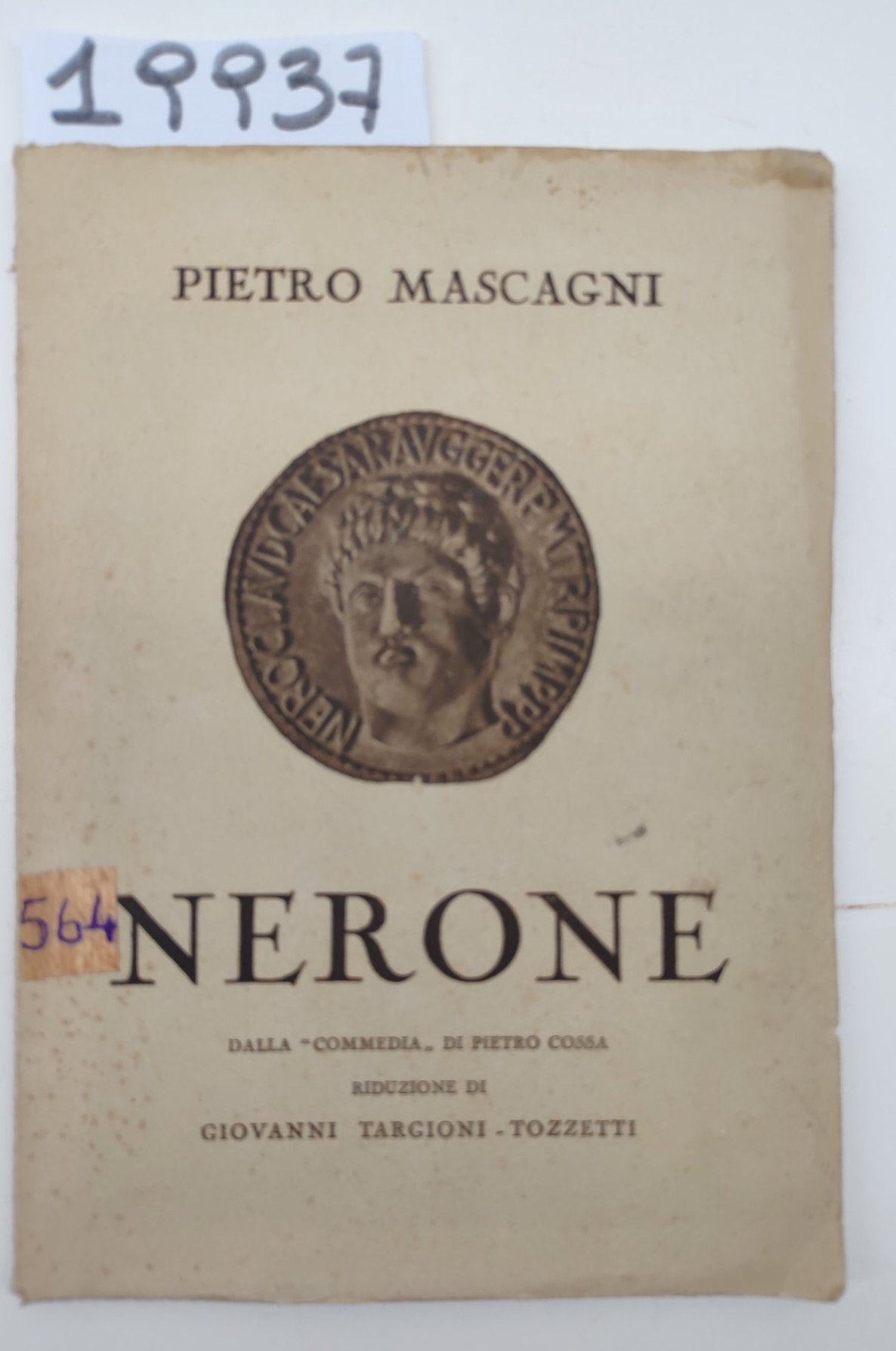 Pietro Mascagni Nerone Arti grafiche Belforte 1935
