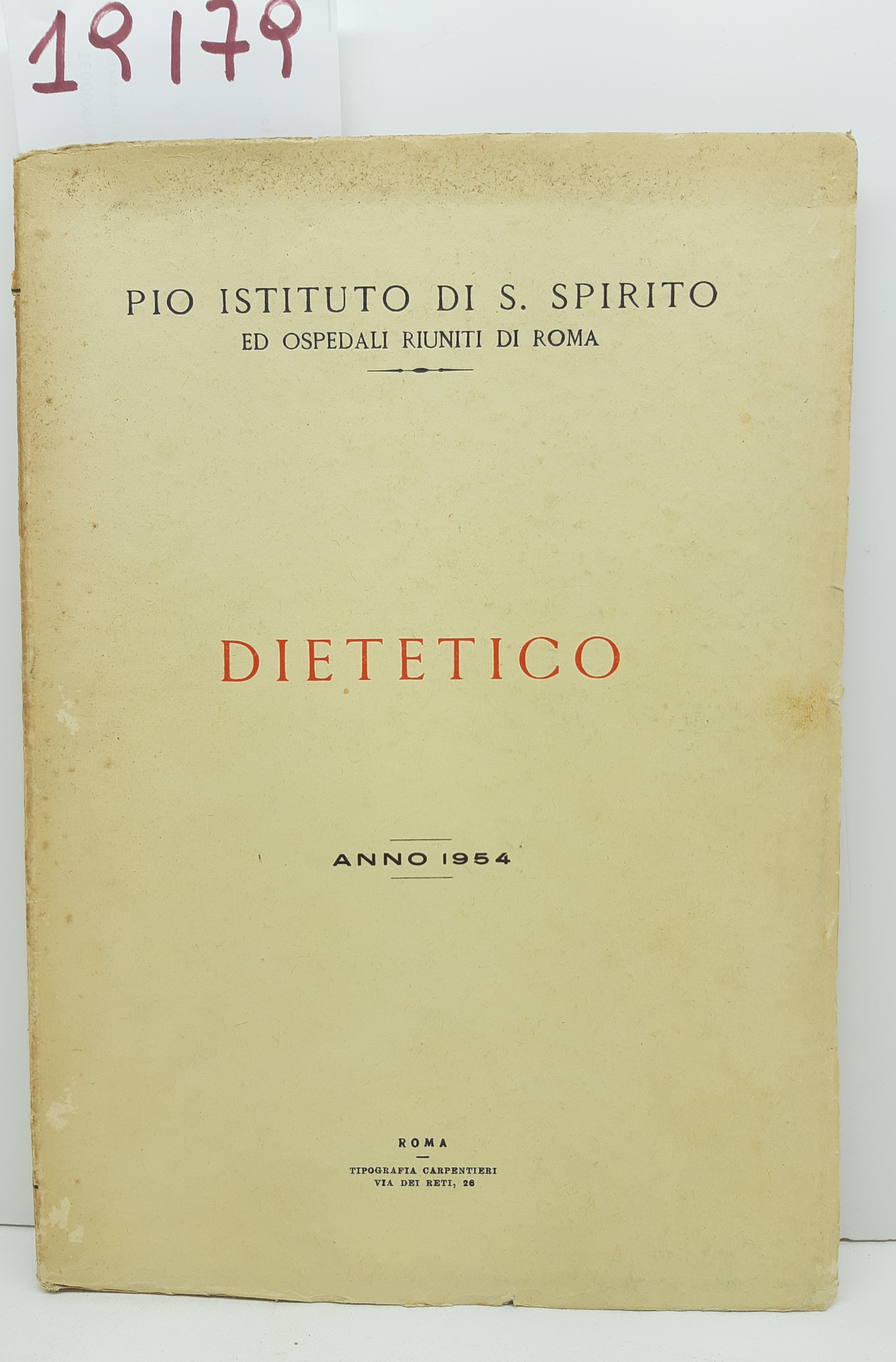 Pio Istituto di Santo Spirito ed Ospedali Riuniti di Roma …