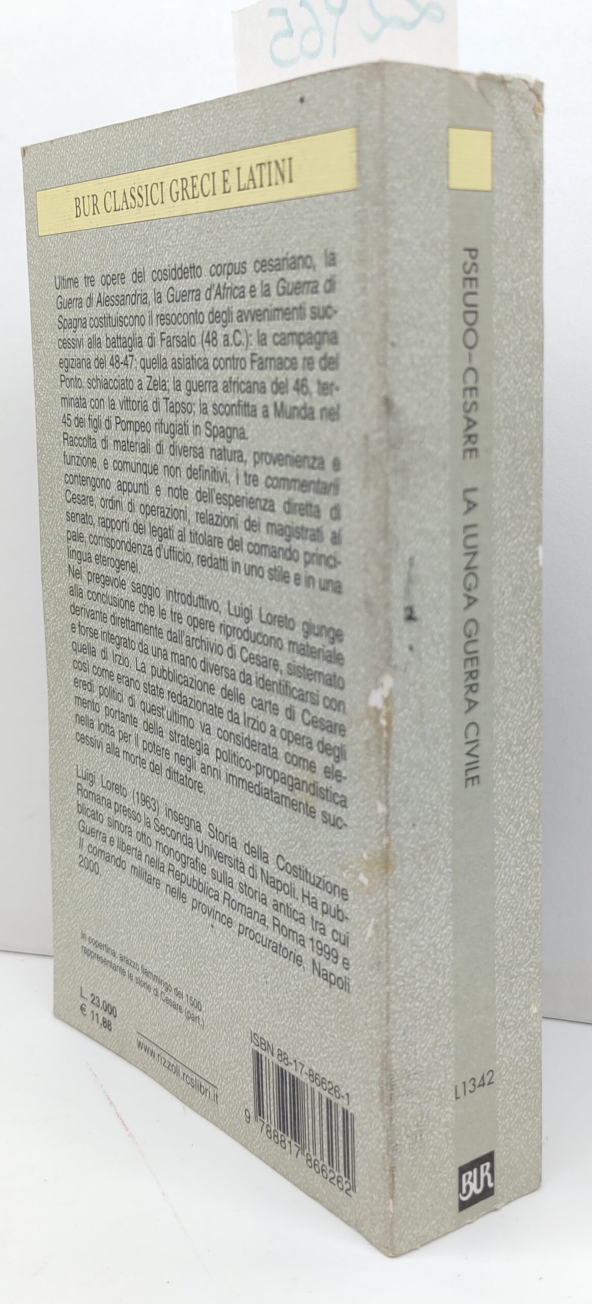 Pseudo Cesare La lunga guerra civile BUR Rizzoli 1° ed. …