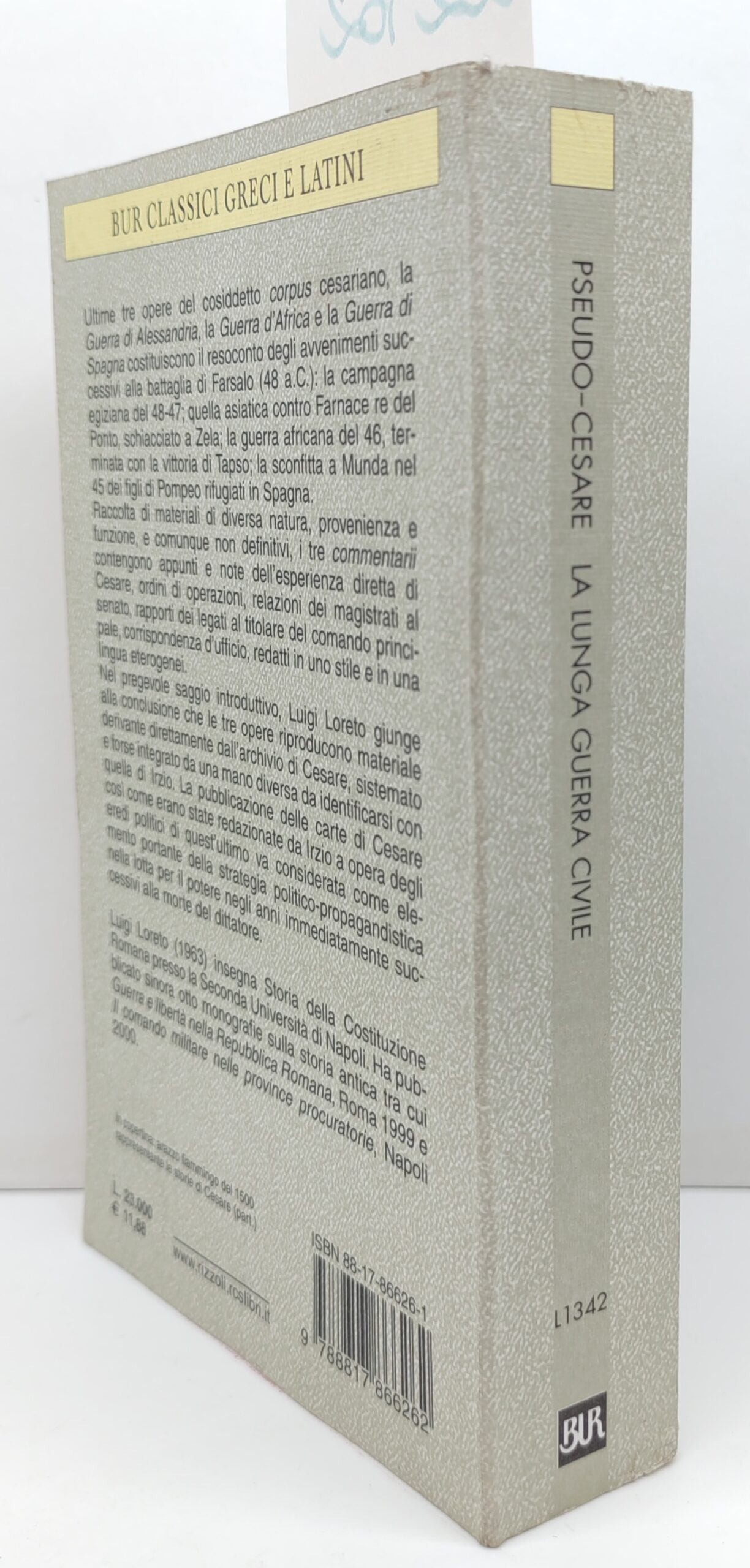 Pseudo Cesare La lunga guerra civile BUR Rizzoli 1° edizione …