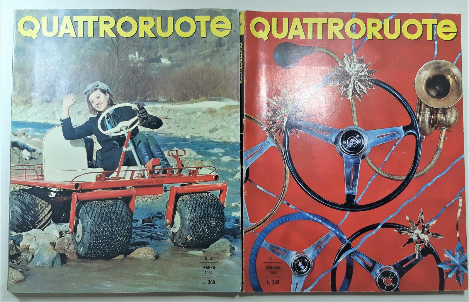 Quattroruote 1964 numero 97 e 99