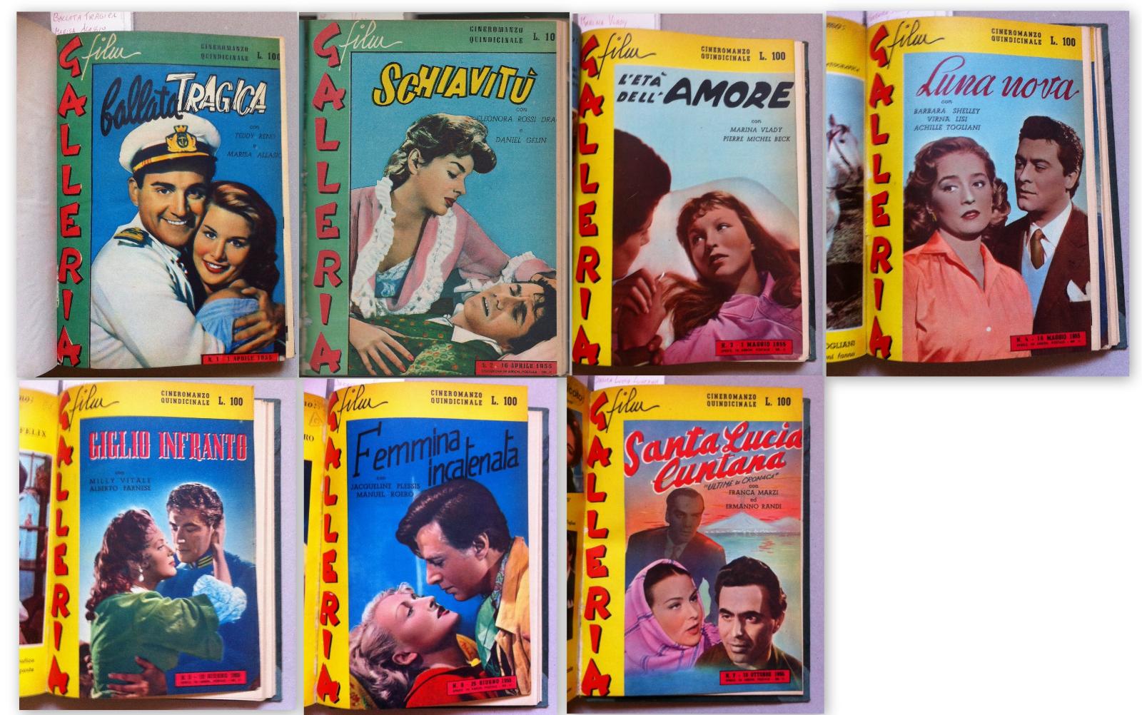 Raccolta Cineromanzi Con T. Reno M. Alassio, E. Rossi Drago, …