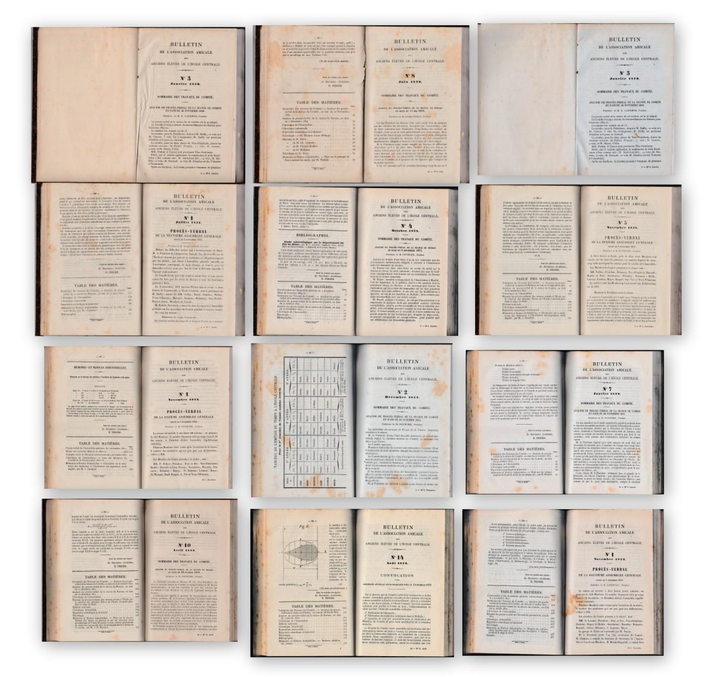 Raccolta De Bulletin De L'association Amicale 1870-1873 -L4207