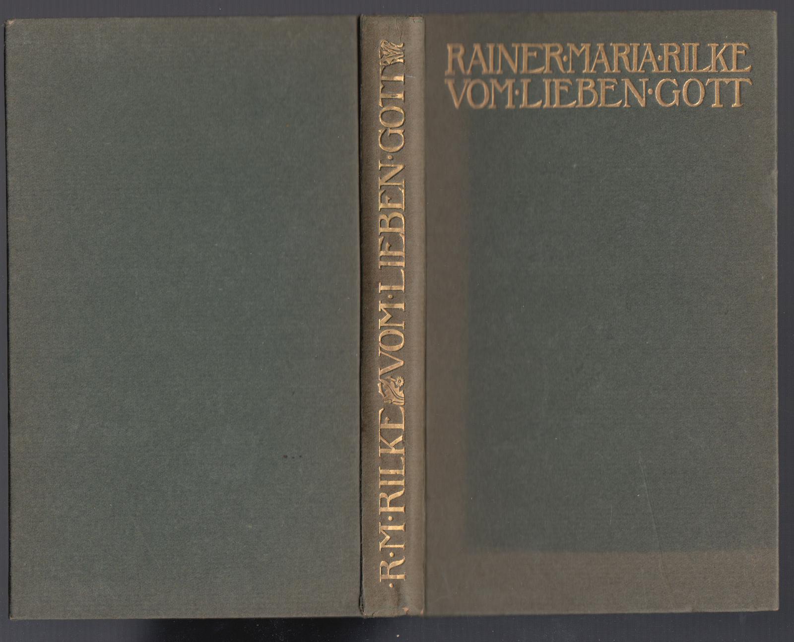 Rainer Maria Rilke-Geschichten Vom Lieben Gott-1922 Liepzig-L2859