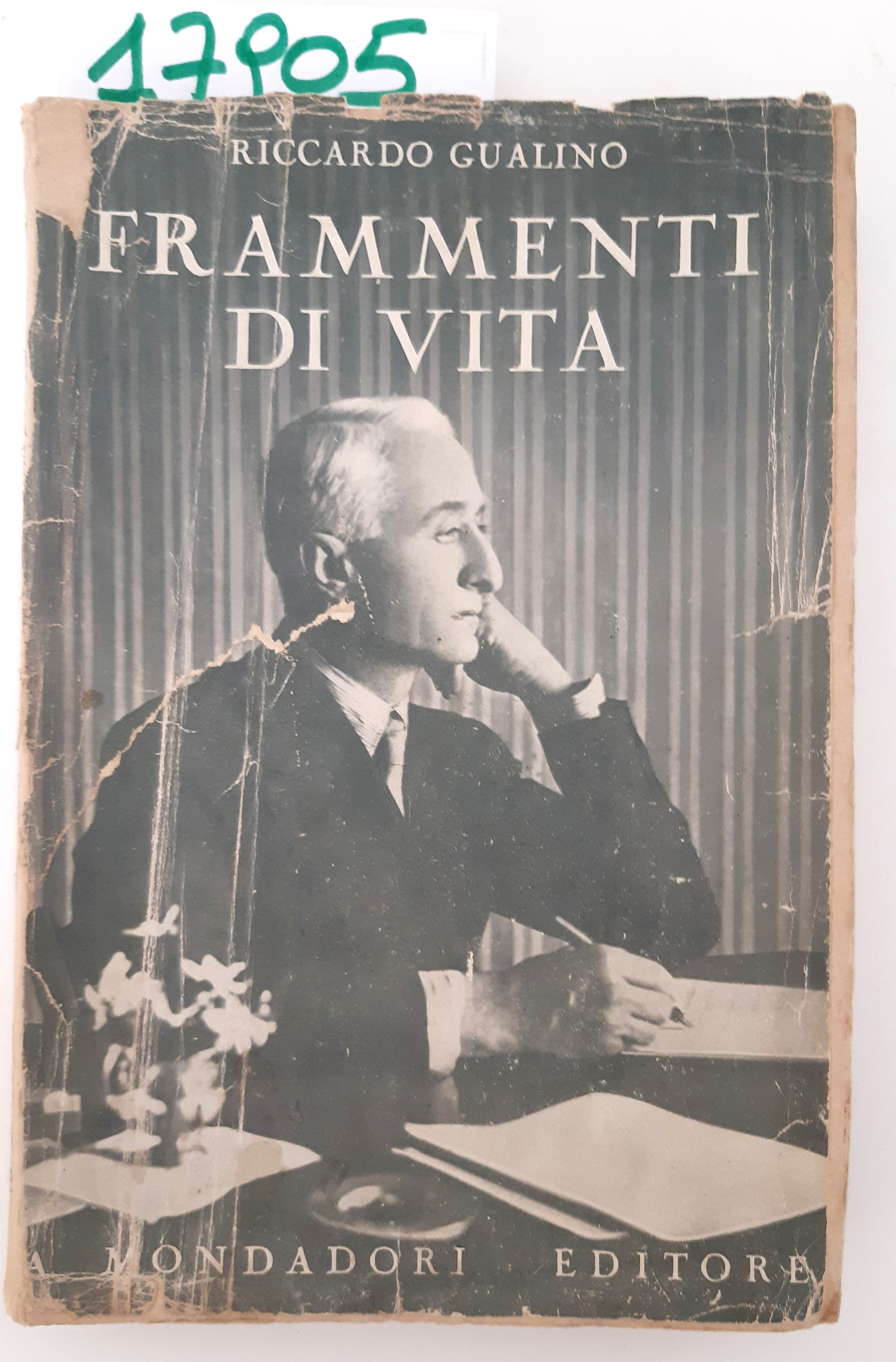 Riccardo Guarino Frammenti di vita Mondadori 1931